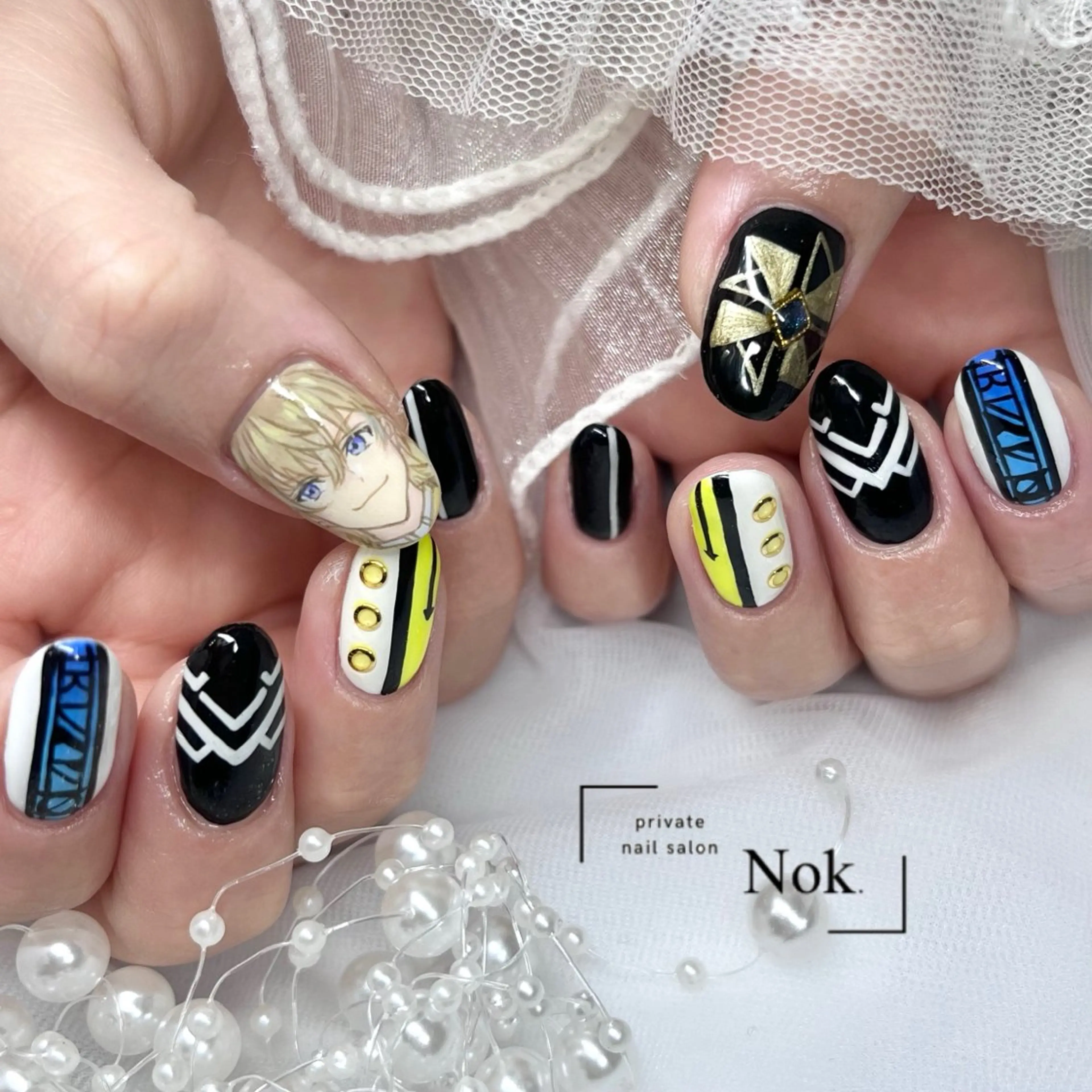 ネイル ハンドネイル 池袋痛ネイル Nok. 渡辺のネイルデザイン