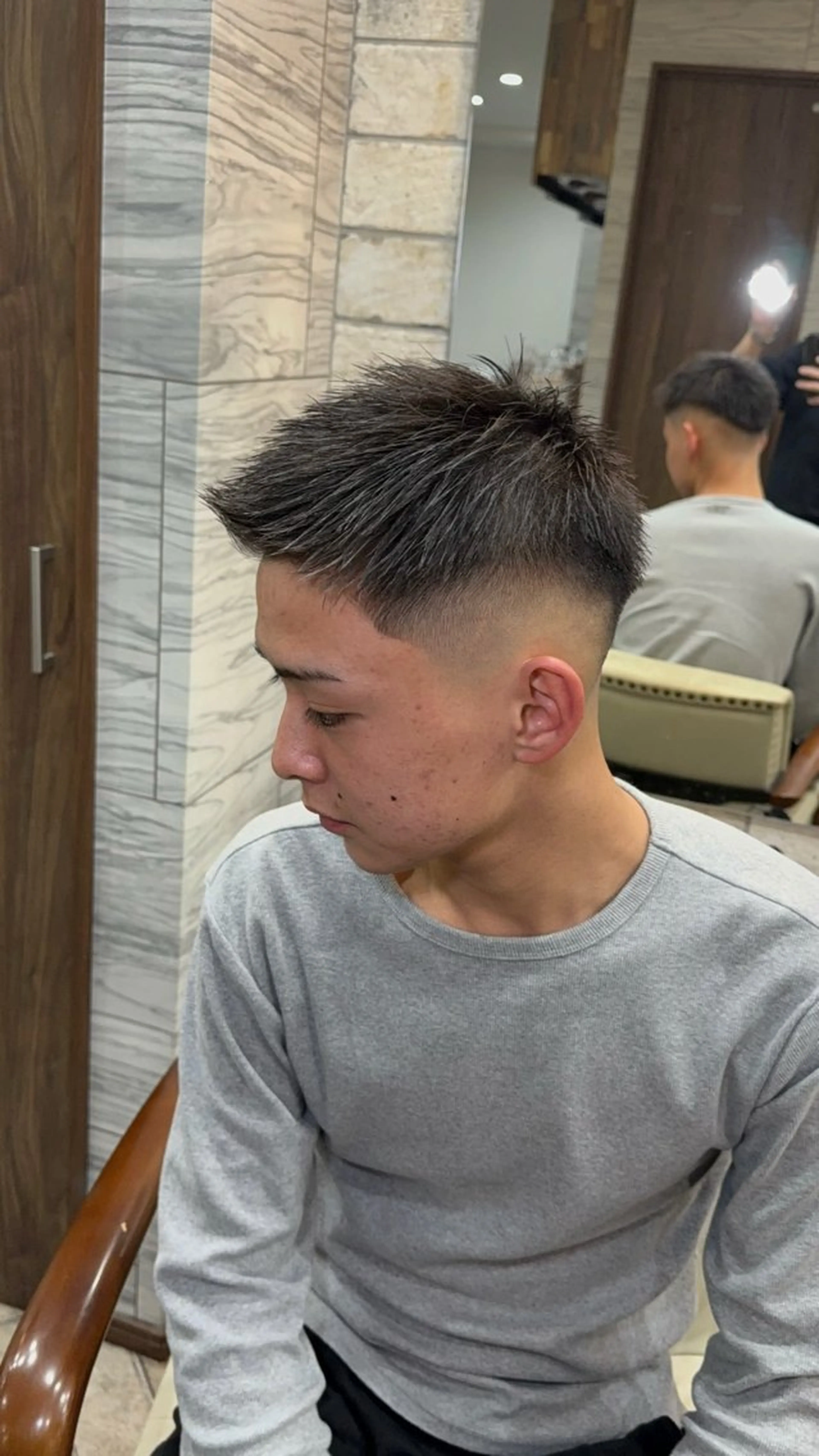 ショート メンズ フェードカット カット トリートメント ヘアセット Men's salon ANSWER所属・メンズサロン ANSWERのヘアスタイル