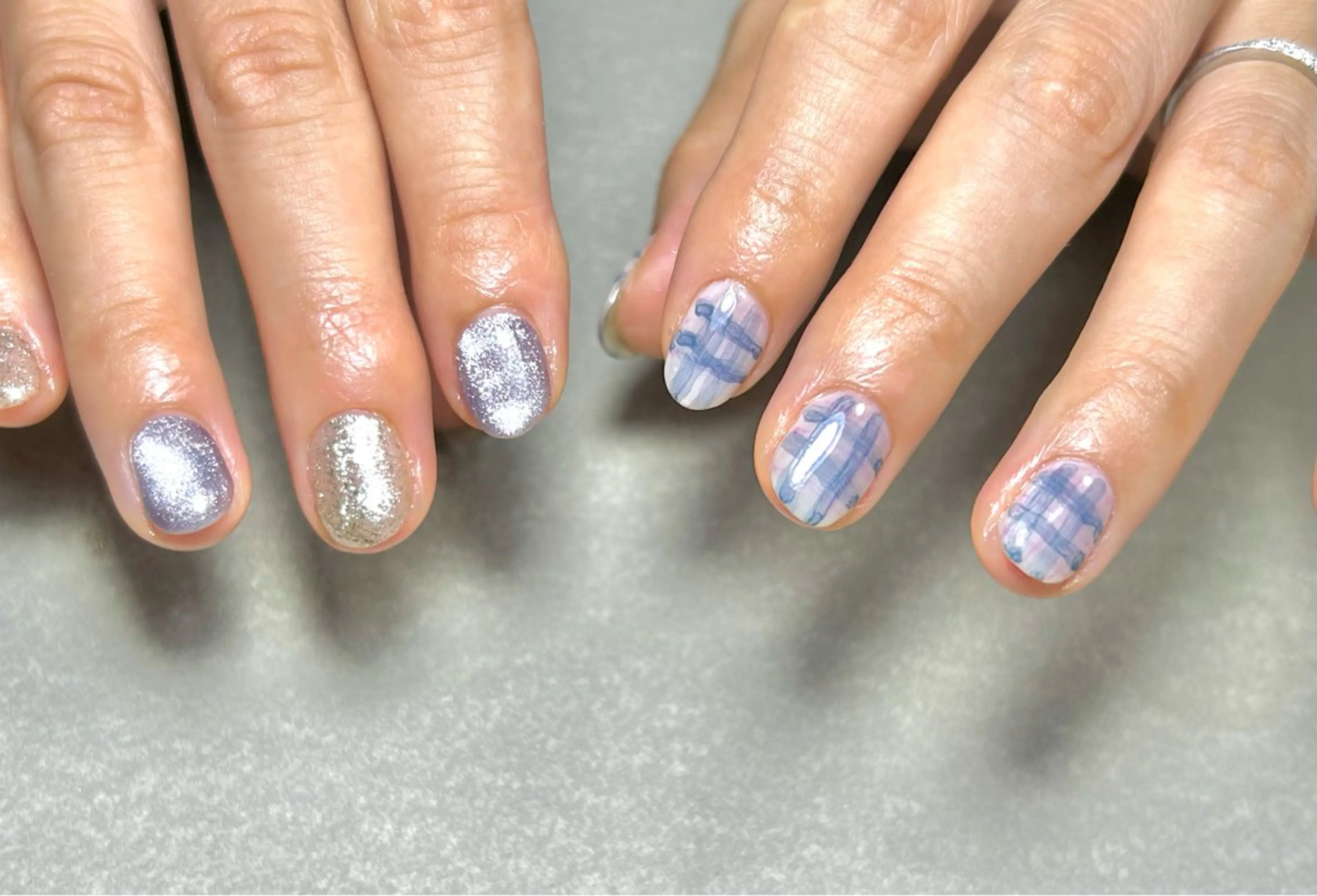 ネイル 冬ネイル ハンドネイル amo_nail 岡山市南区自宅ネイルのネイルデザイン