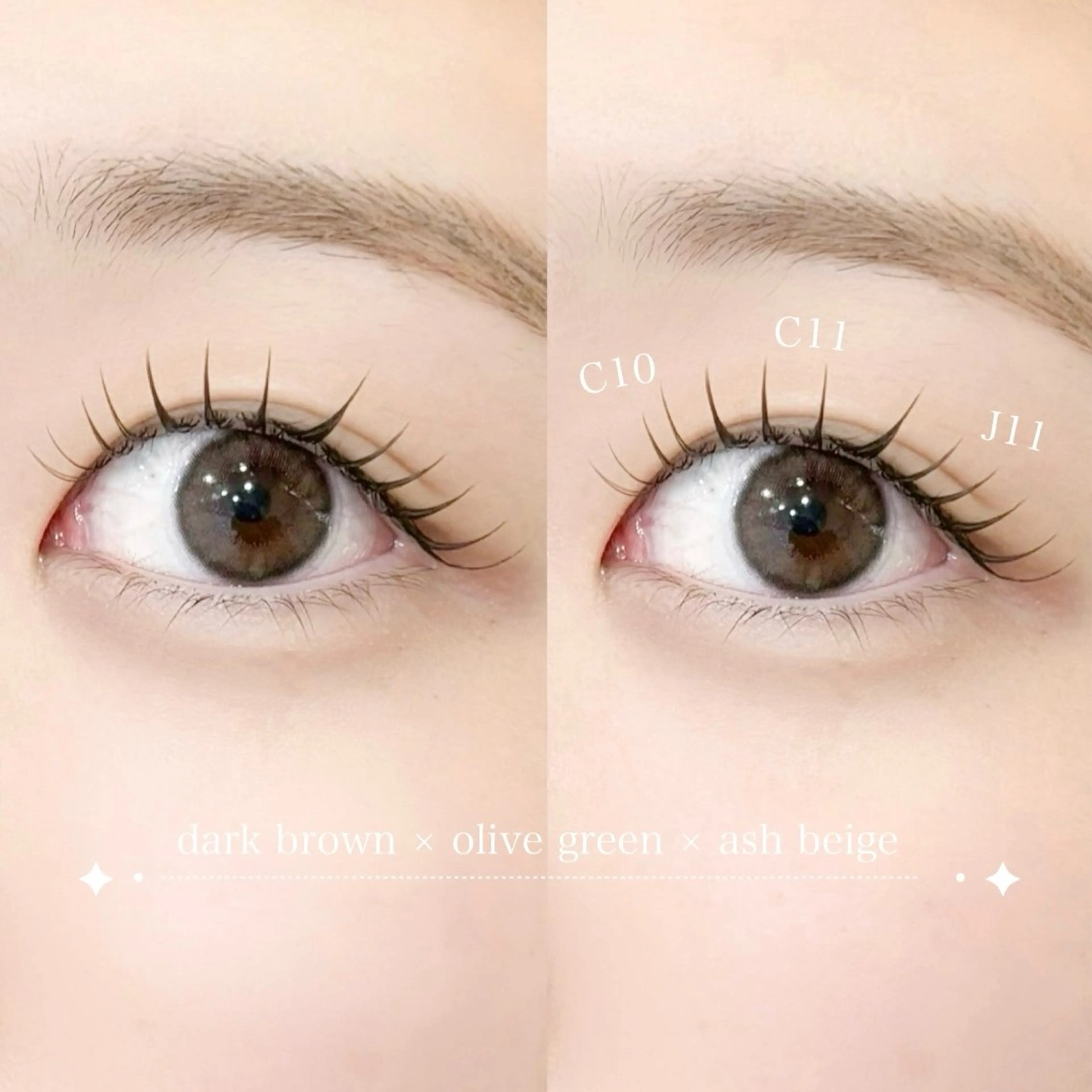 マツエク・マツパ カラーマツエク RIN🍎 asot 【千葉】のマツエク・マツパデザイン