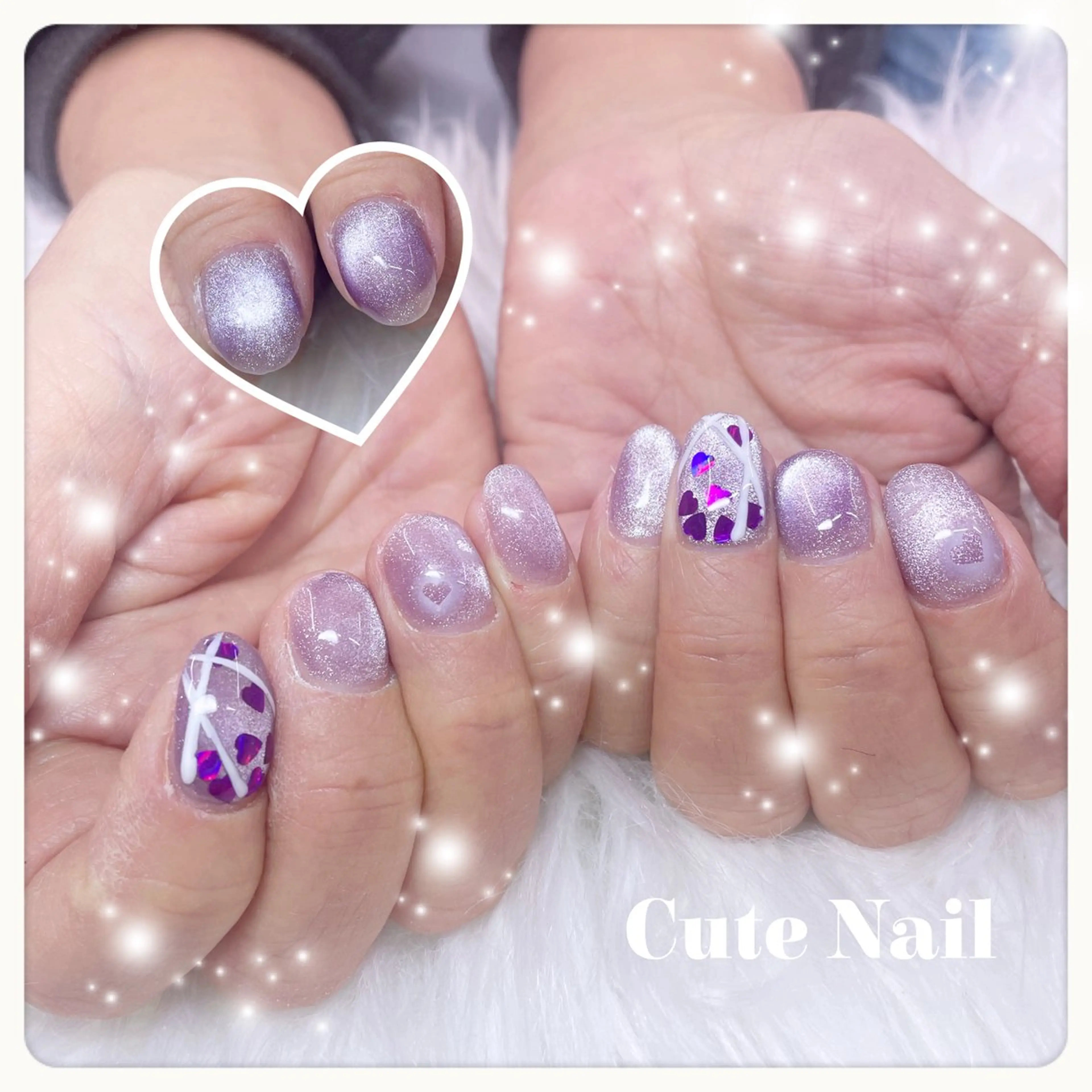 ネイル GO TODAY SHAiRE SALON原宿 Liber所属・️🫧もこ 艶感ネイル🫧のネイルデザイン