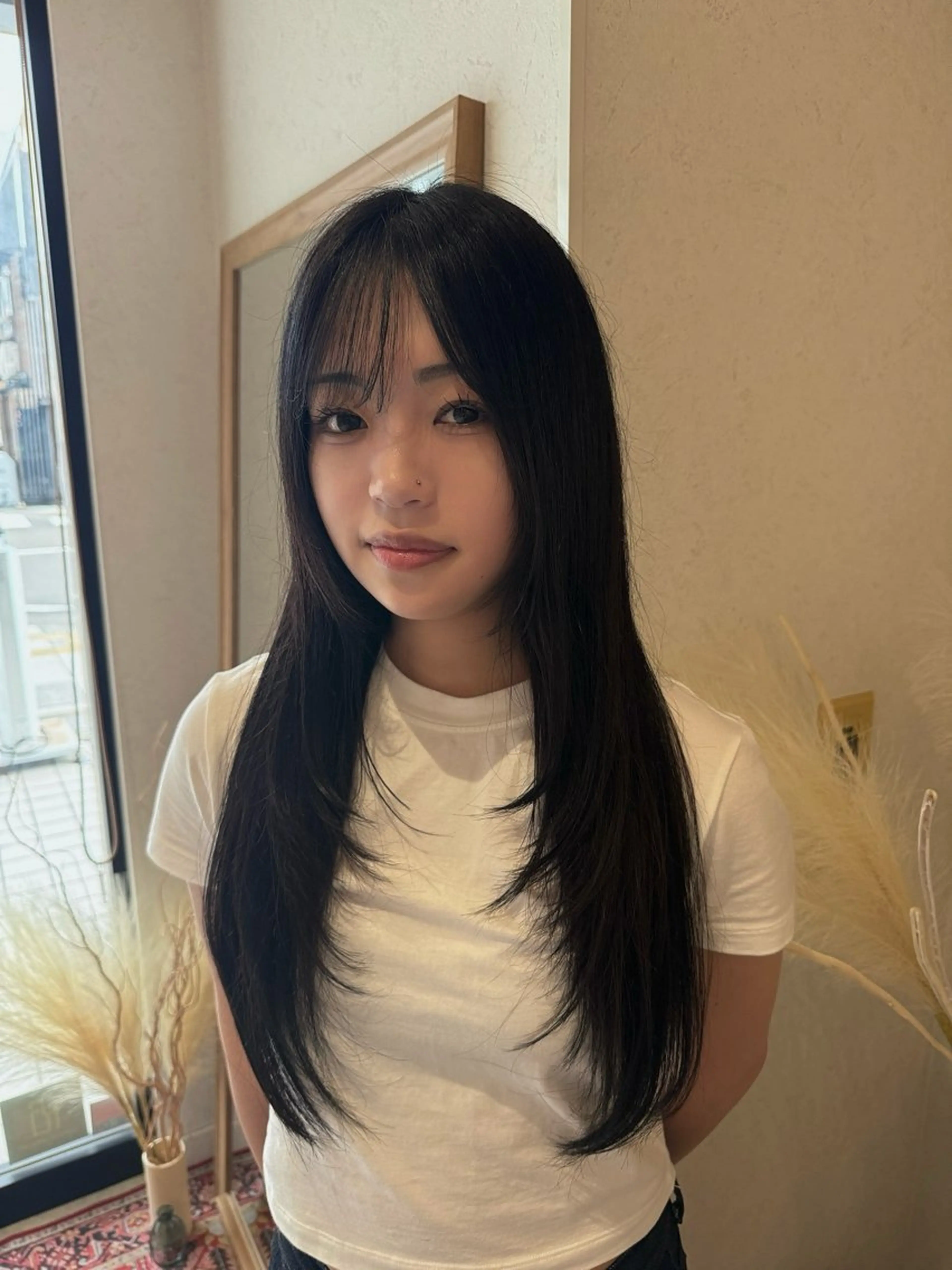 ロング カット レイヤー/艶カラー /yuan⟡.·のヘアスタイル