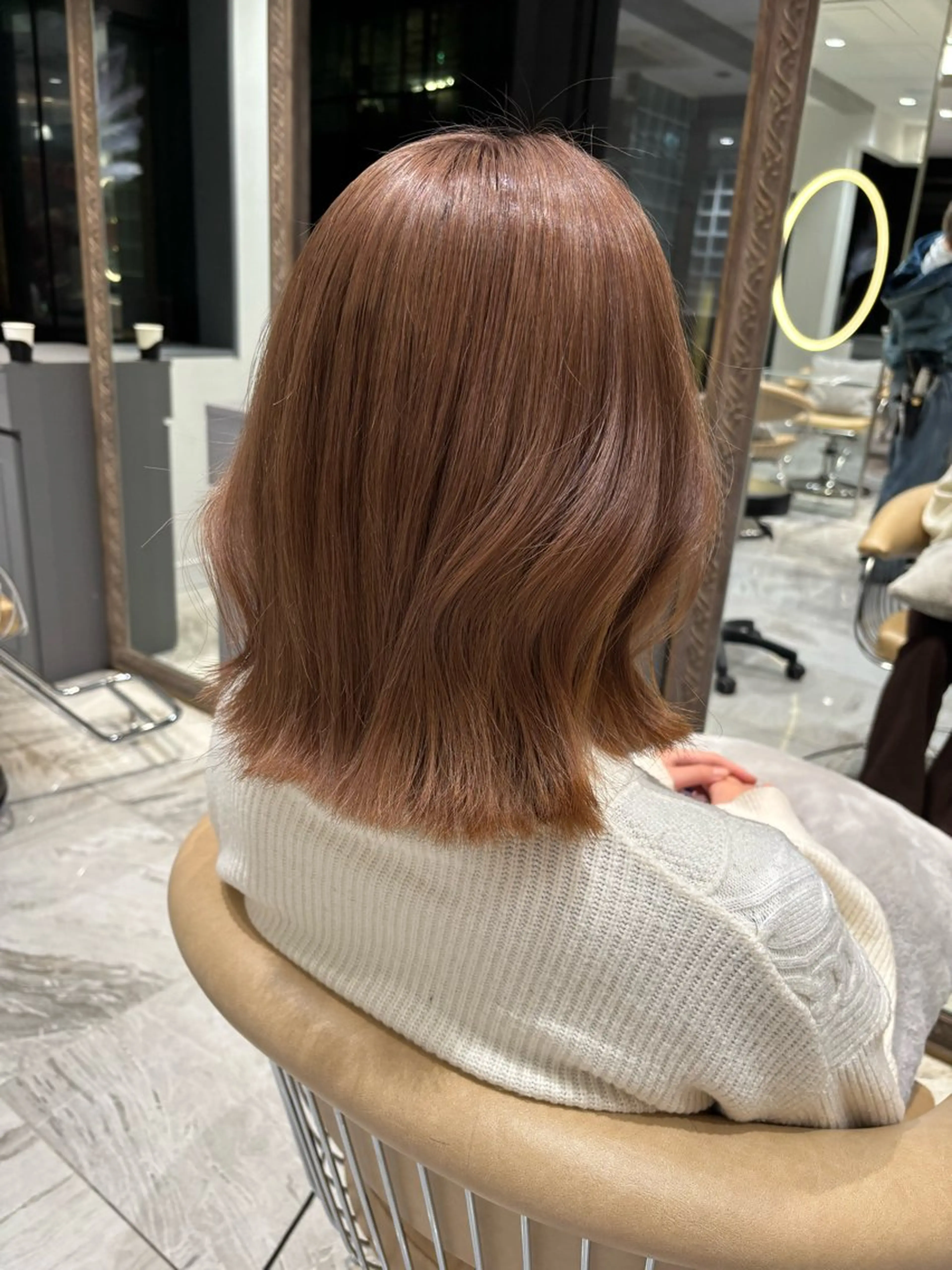 カラー ベージュカラー ヘアカラー 透明感カラー/艶髪 髪質改善/ayariのヘアスタイル