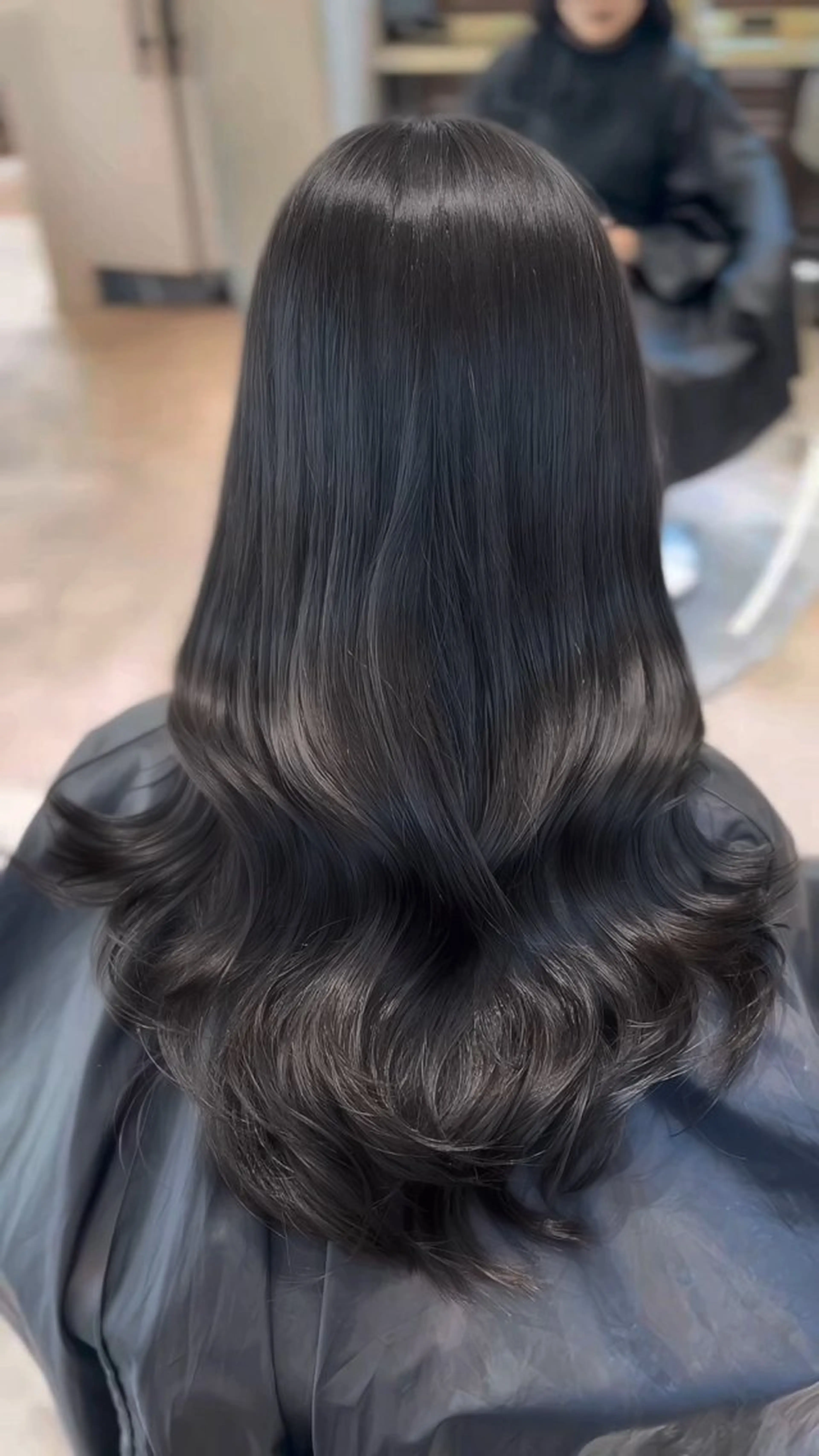 セミロング カット ヘアカラー トリートメント 韓国ヘア/ベージュ カラー/髪質改善/涼のヘアスタイル