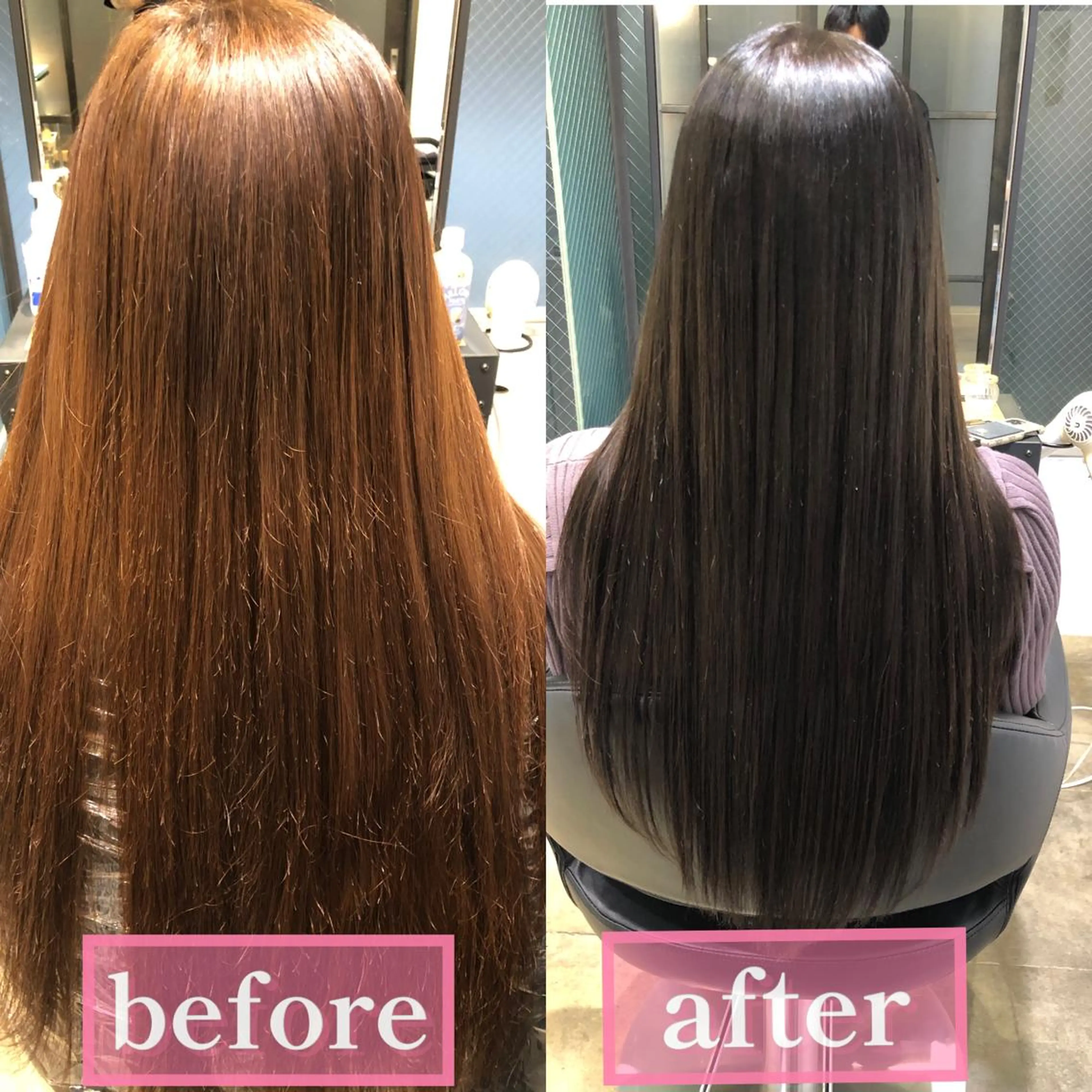 セミロング 志木駅1分☆髪質改善 ミニモ限定特別割引✨のヘアスタイル