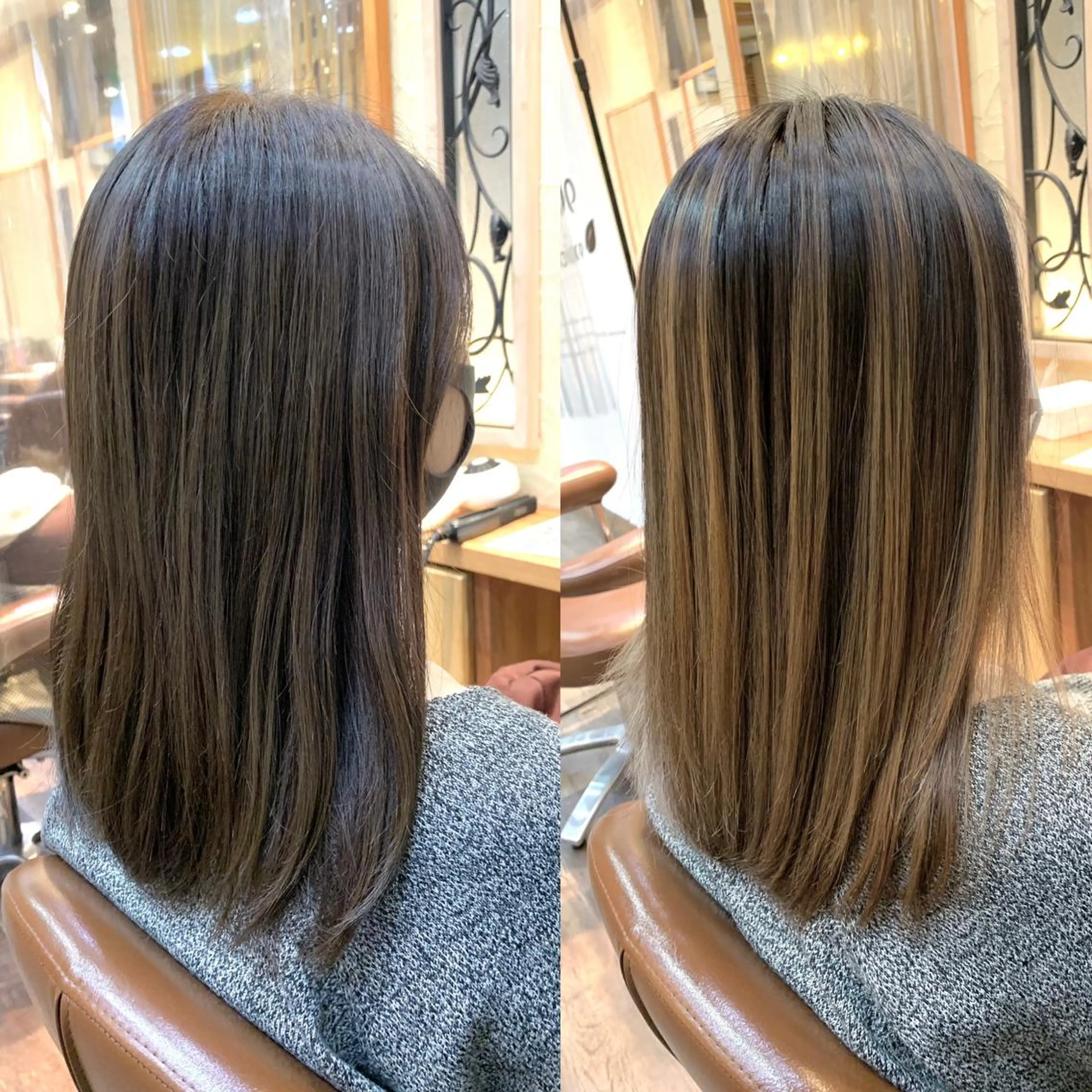 ミディアム パーマ ヘアアレンジ メンズ キッズ ネイル マツエク・マツパ 髪質改善 艶髪🔵ﾌｾﾅｵﾔのヘアスタイル