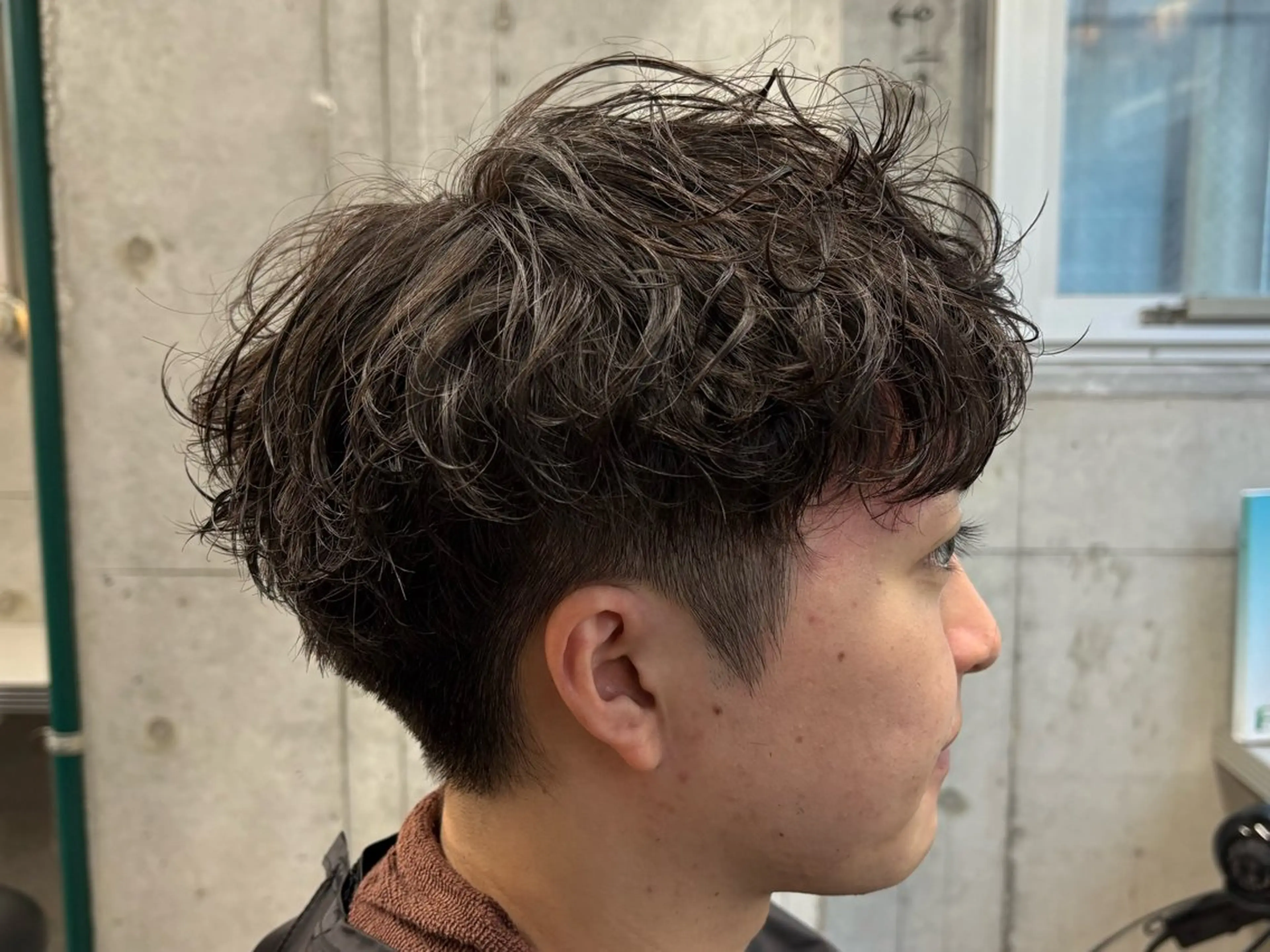 ショート パーマ メンズ ショートヘア 🔥上野メンズ専門 青柳コウタのヘアスタイル