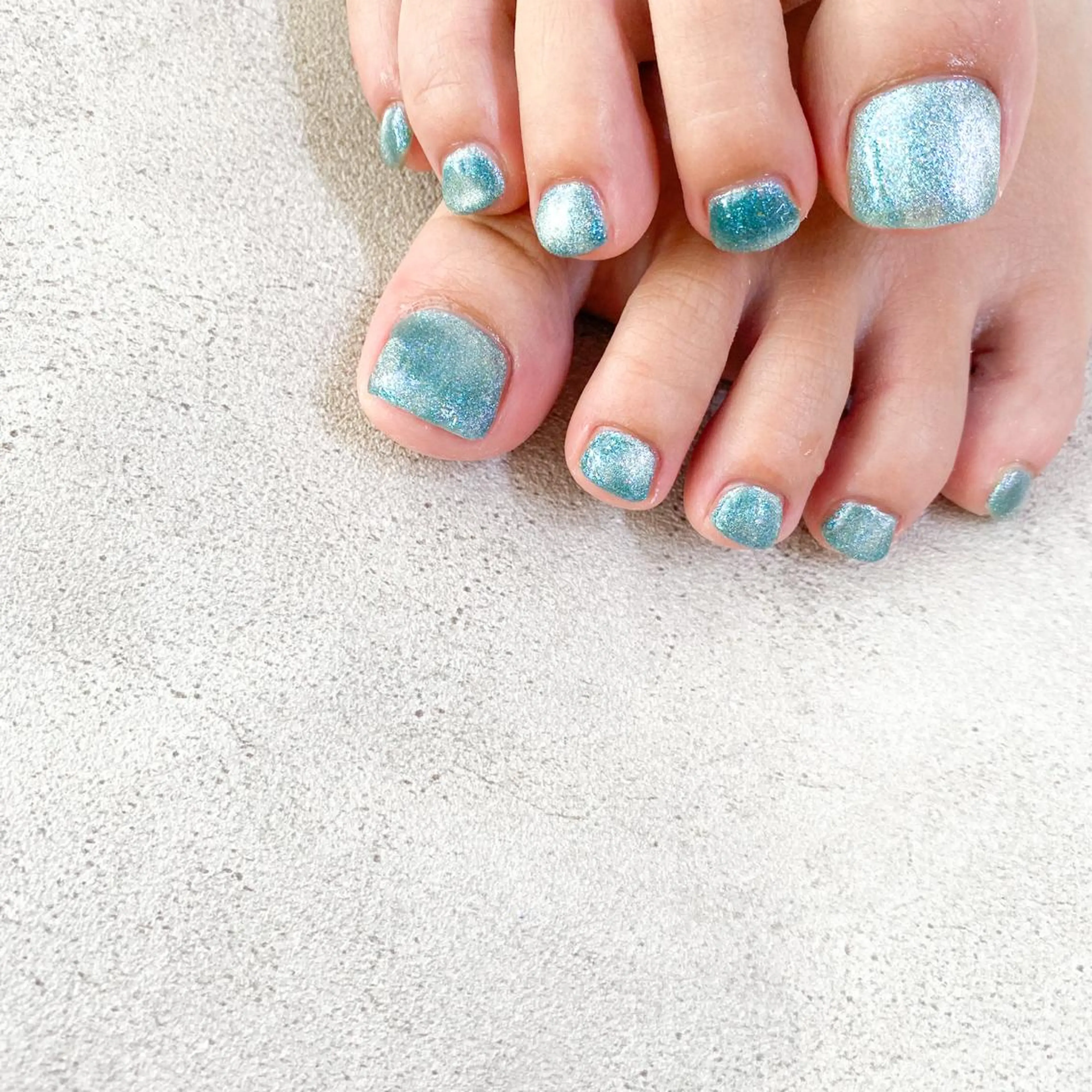 ネイル ゴテゴテ💙ワンホン リオナのネイルデザイン