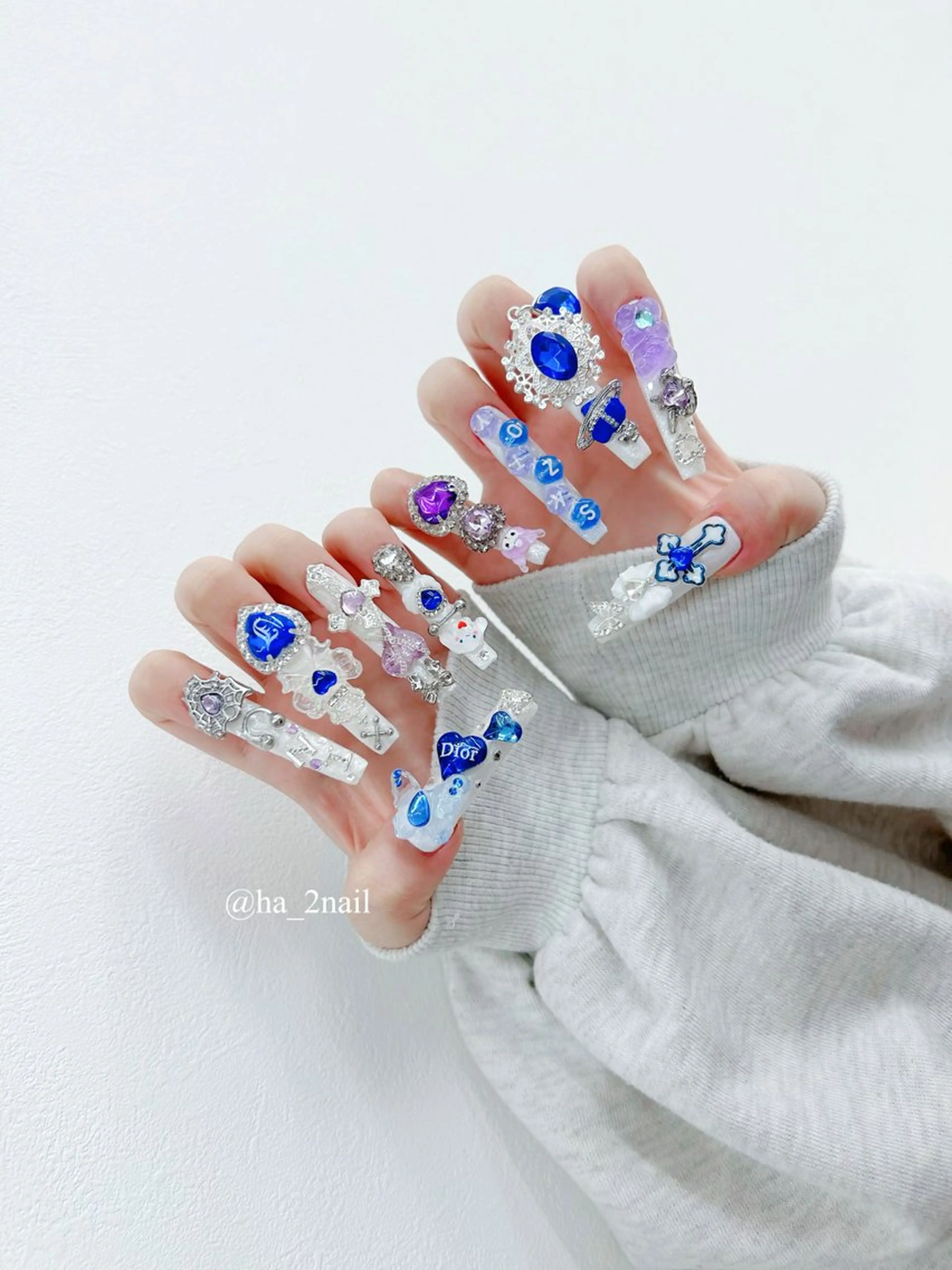 ネイル NAIL and EYELASH ALPHA.所属・ALPHA. 姫繇のネイルデザイン