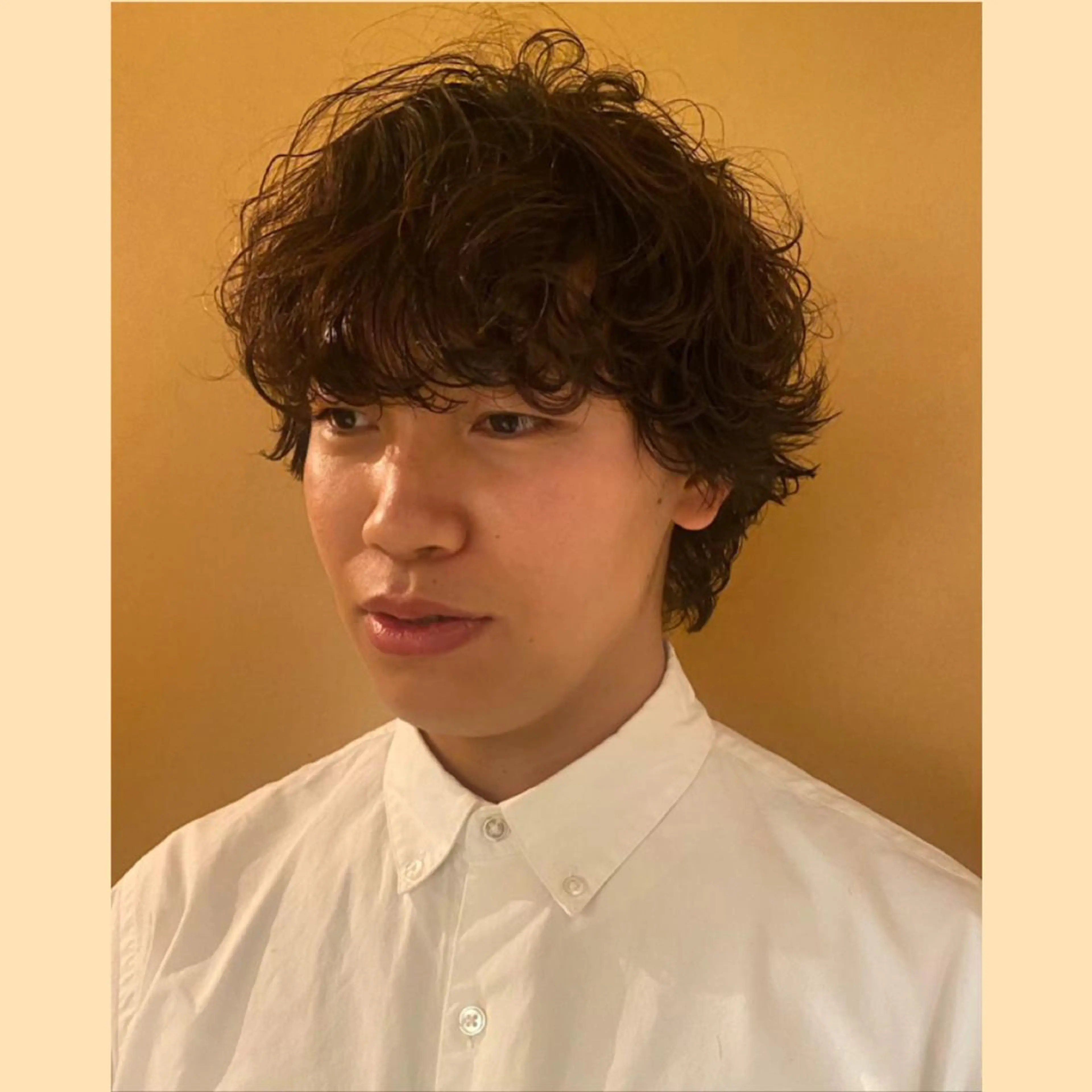 ショート メンズ メンズパーマ カット パーマ Aust hair Stella新宿所属・Yuki☺︎パーマ レイヤーカットのヘアスタイル