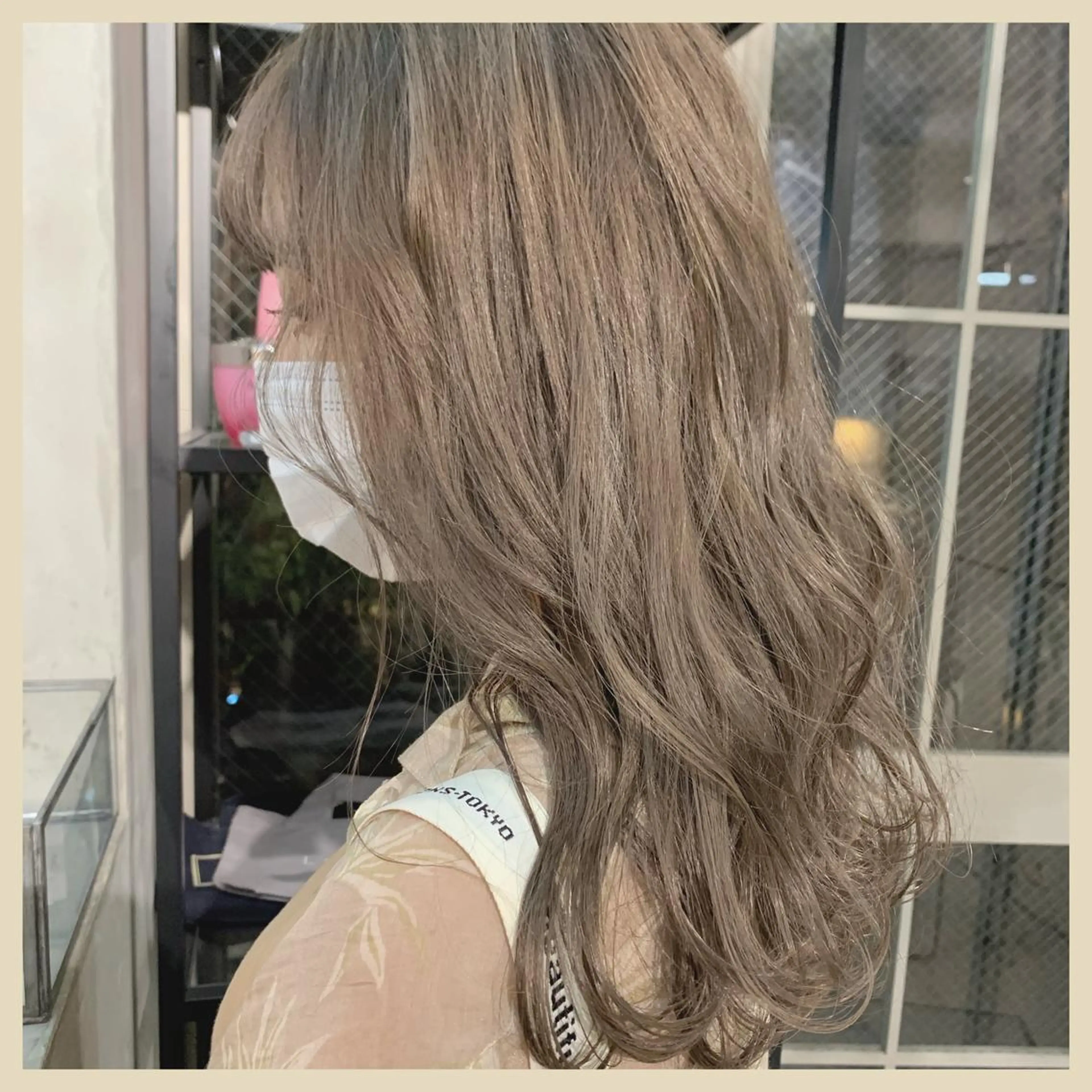 ロング カラー ネイル ヘアカラー トリートメント ハイトーン&暗髪🔥 表参道二刀流マエダのヘアスタイル
