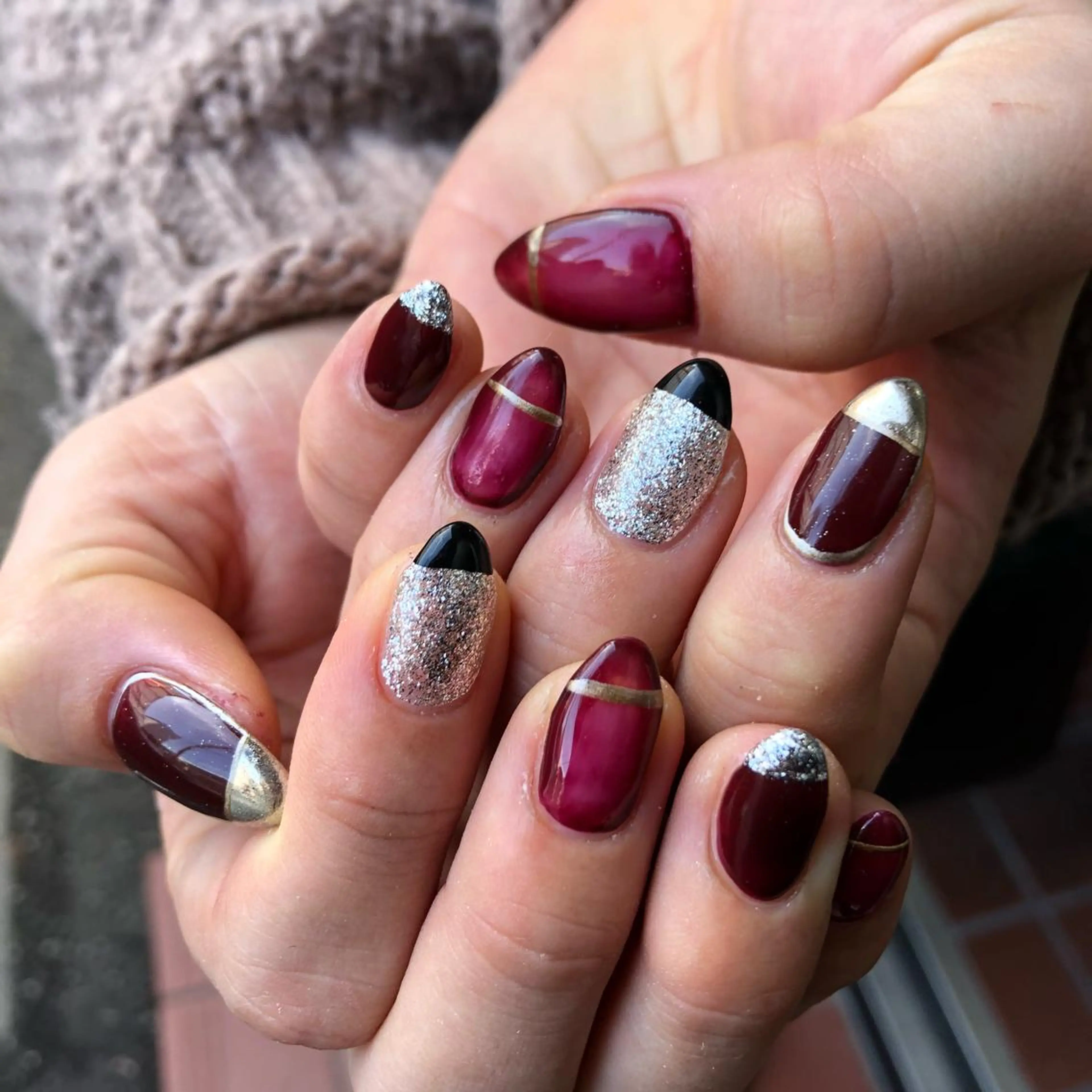 ミディアム ネイル Amelie所属・nail salon U'muのネイルデザイン