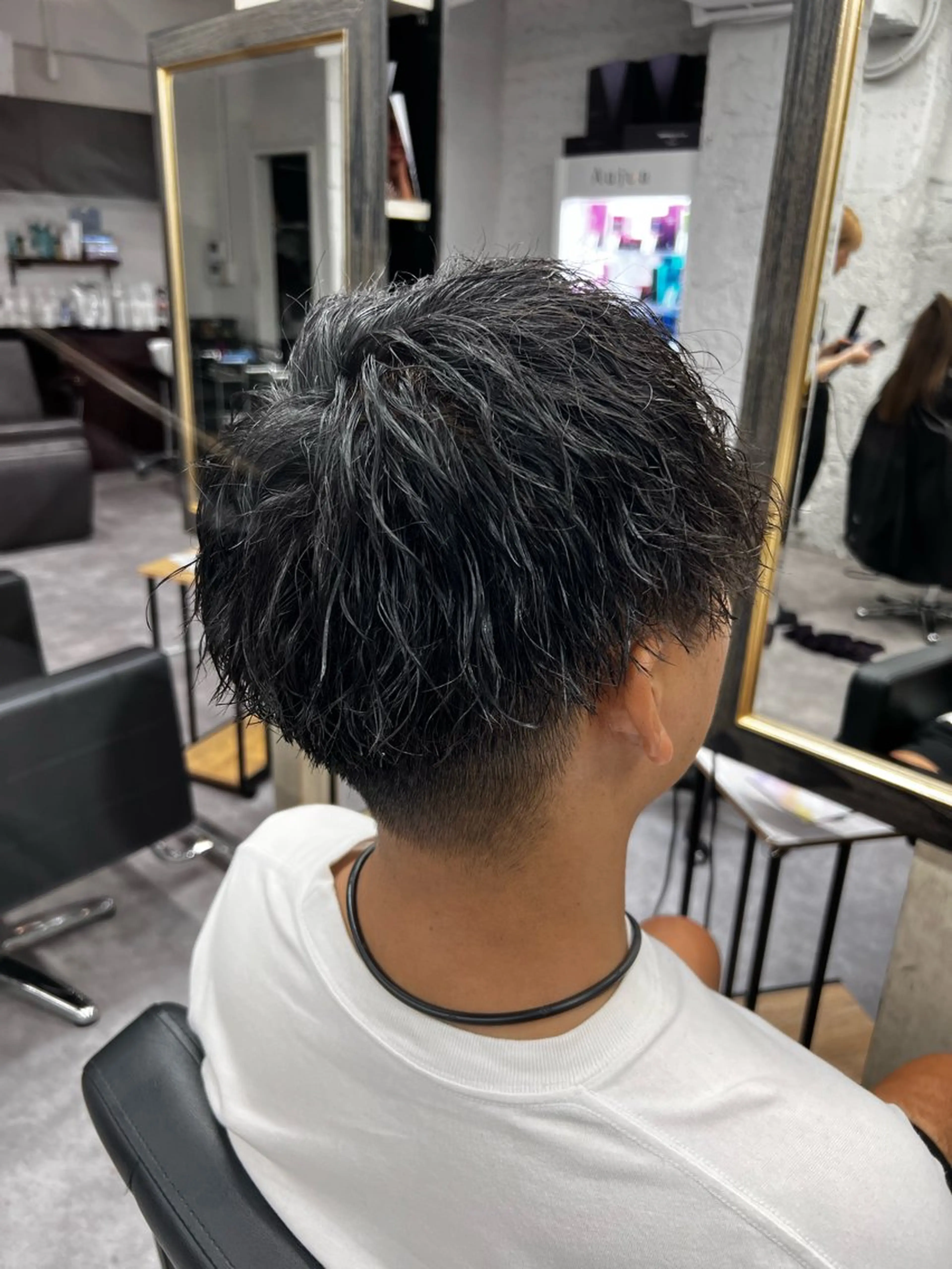 パーマ メンズ カット パーマ 笹江 瑞穂のヘアスタイル