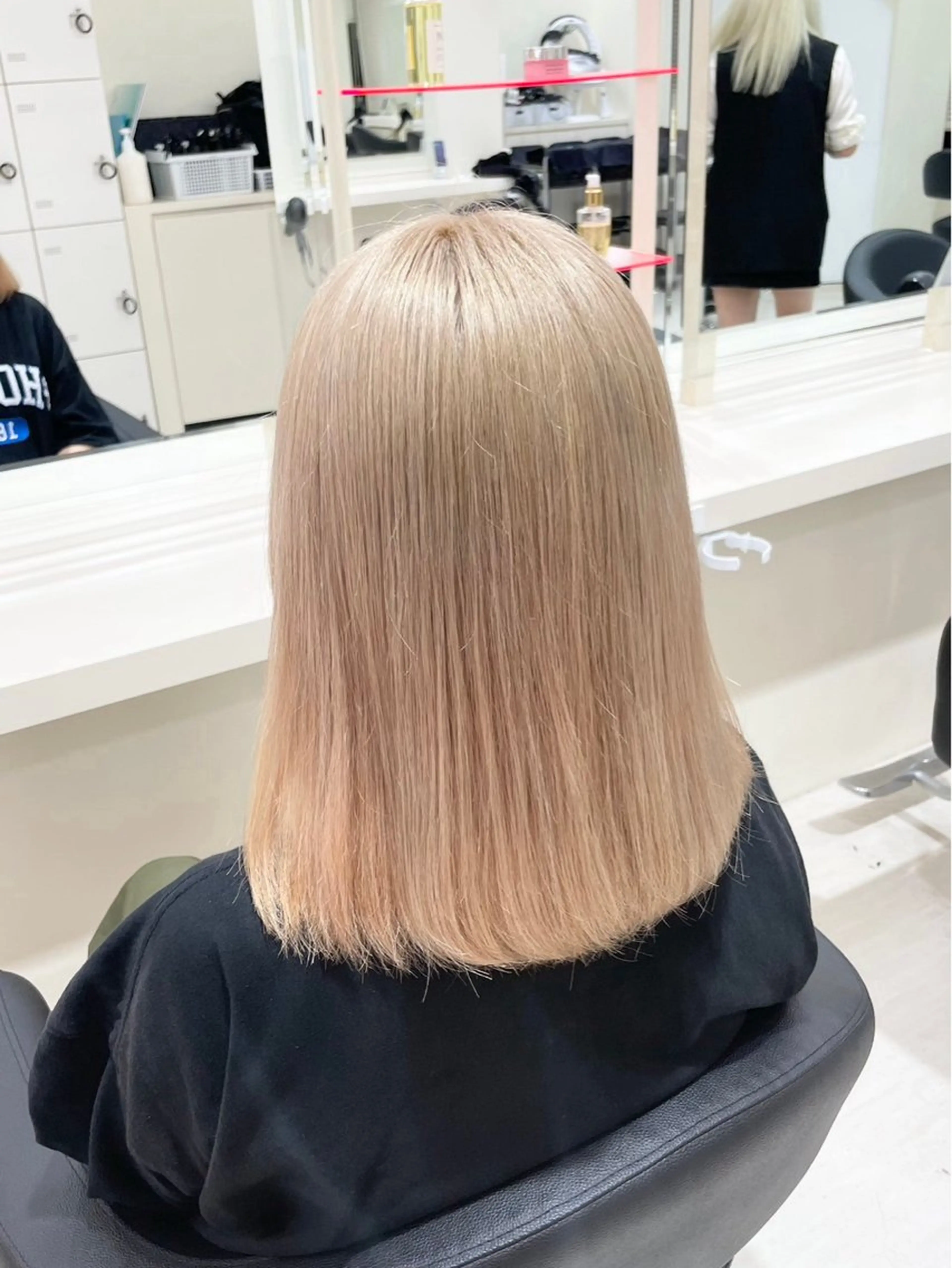 ミディアム カラー 🎀🧁ダメージレス 艶髪カラー🧁🎀のヘアスタイル