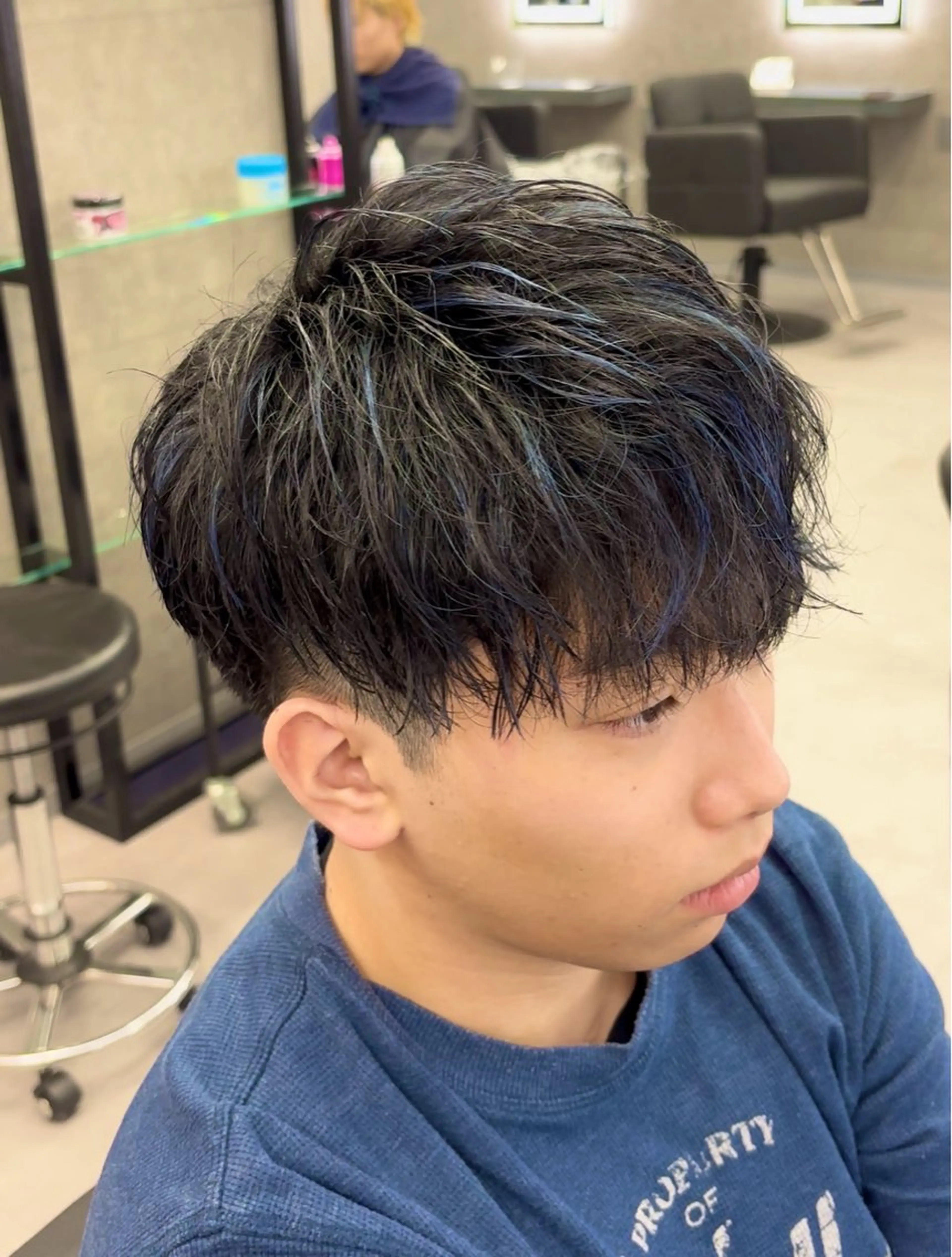 カラー メンズ メンズハイライト ハイライトカラー ヘアカラー 田村 丈晴/カラー/パーマのヘアスタイル