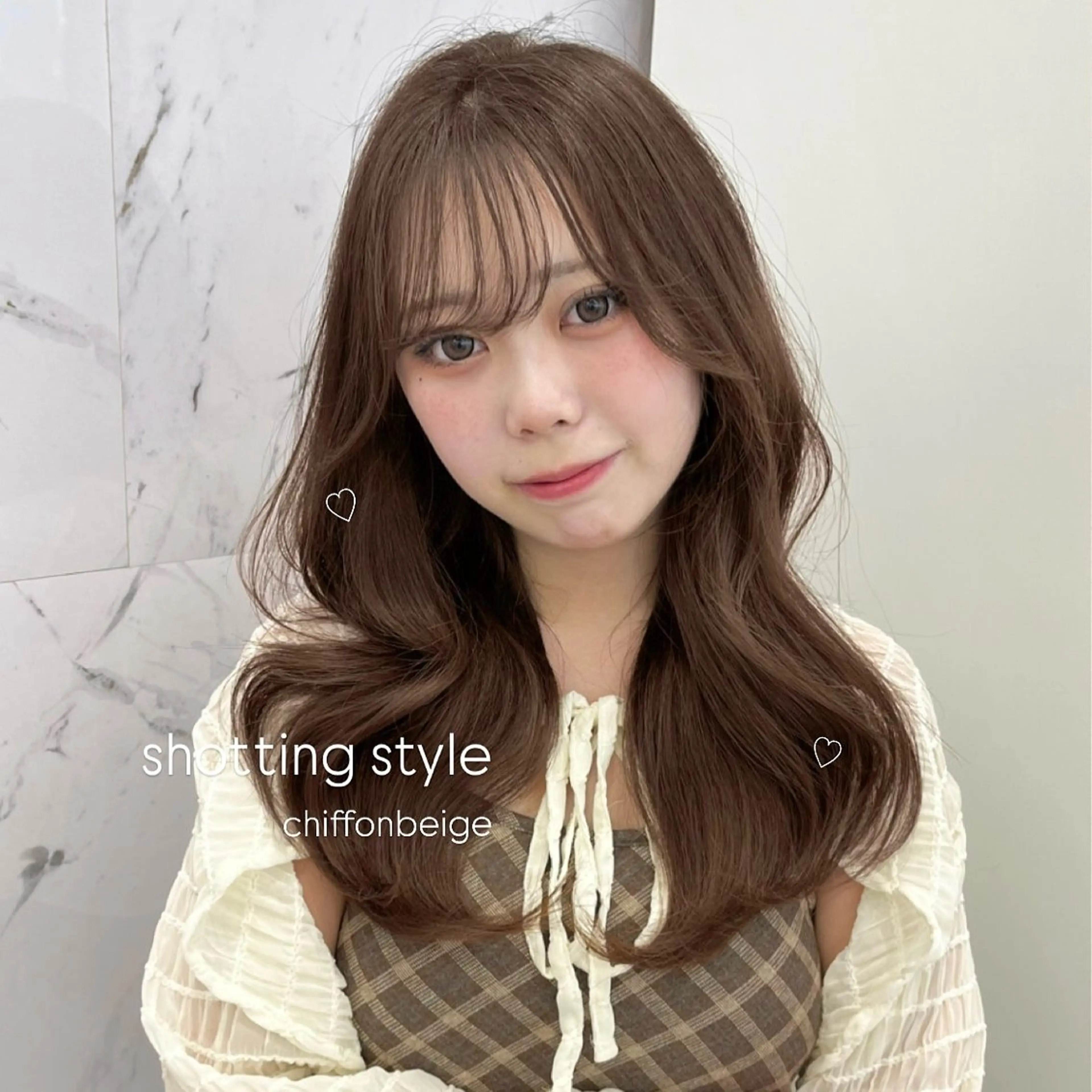 ロング カラー カット ヘアカラー トリートメント ParveMix ♡白神みやびのヘアスタイル