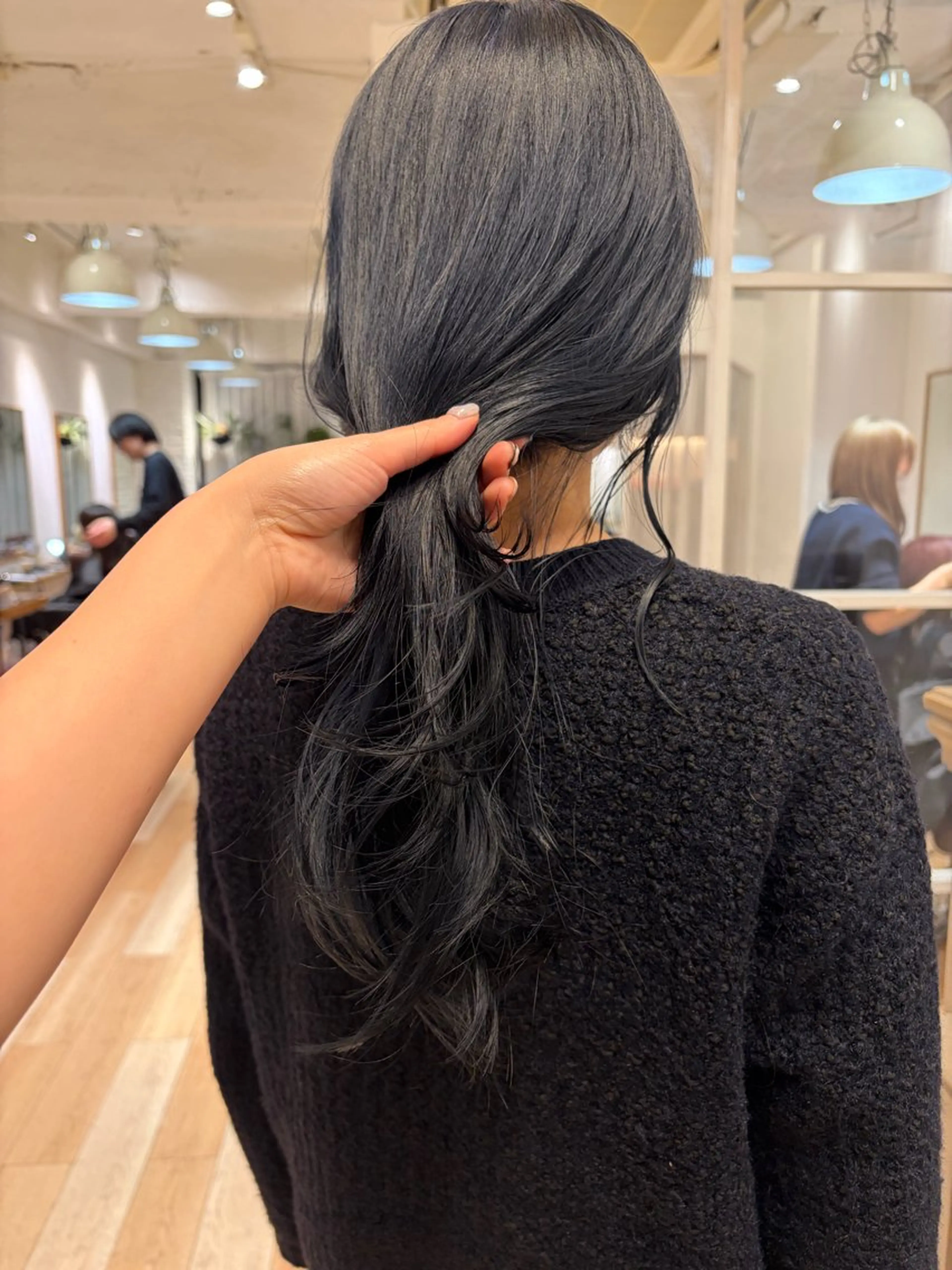 ロング カラー ヘアカラー トリートメント じゅわっと暖色カラー 🍊Moemiのヘアスタイル