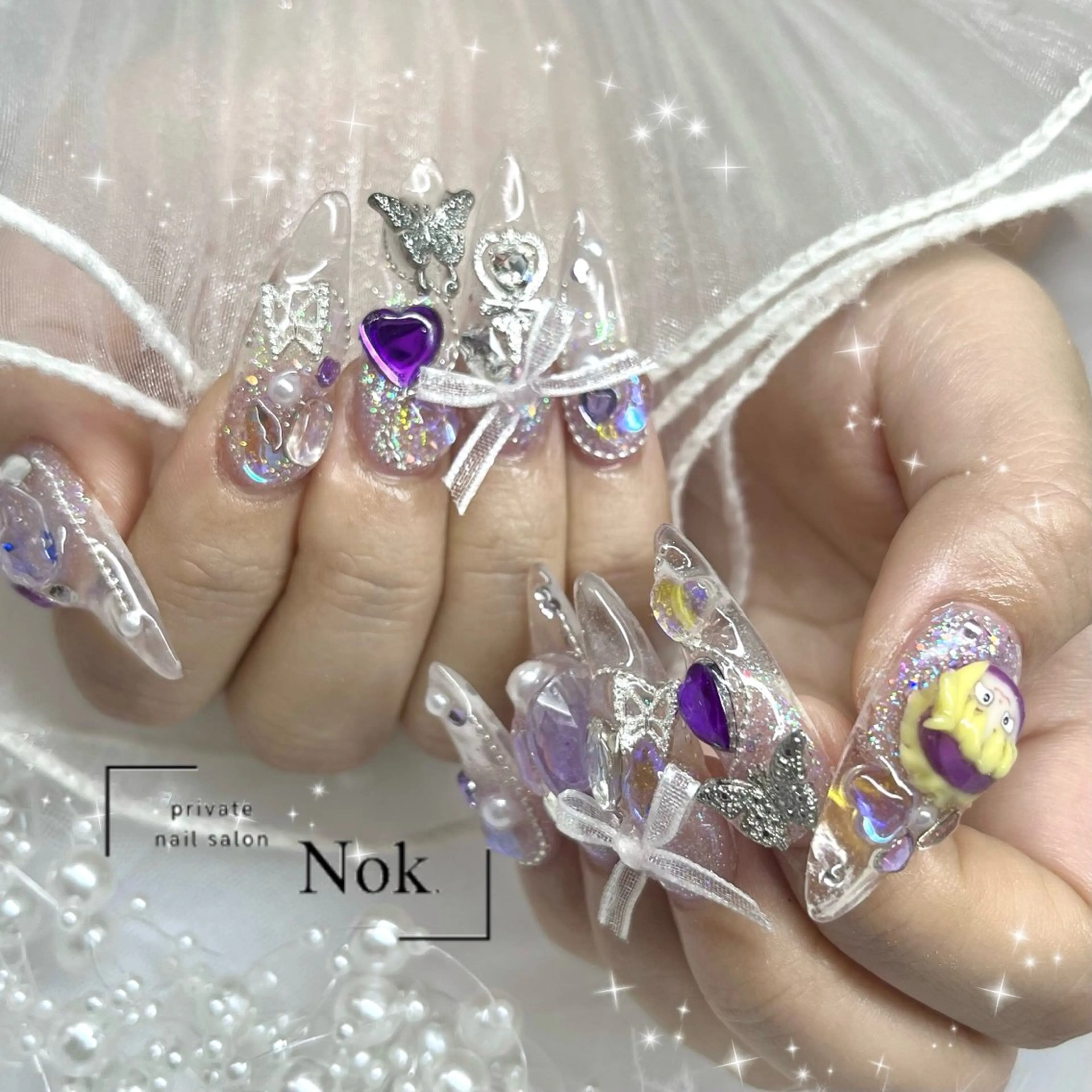 ネイル ハンドネイル 池袋痛ネイル Nok. 渡辺のネイルデザイン