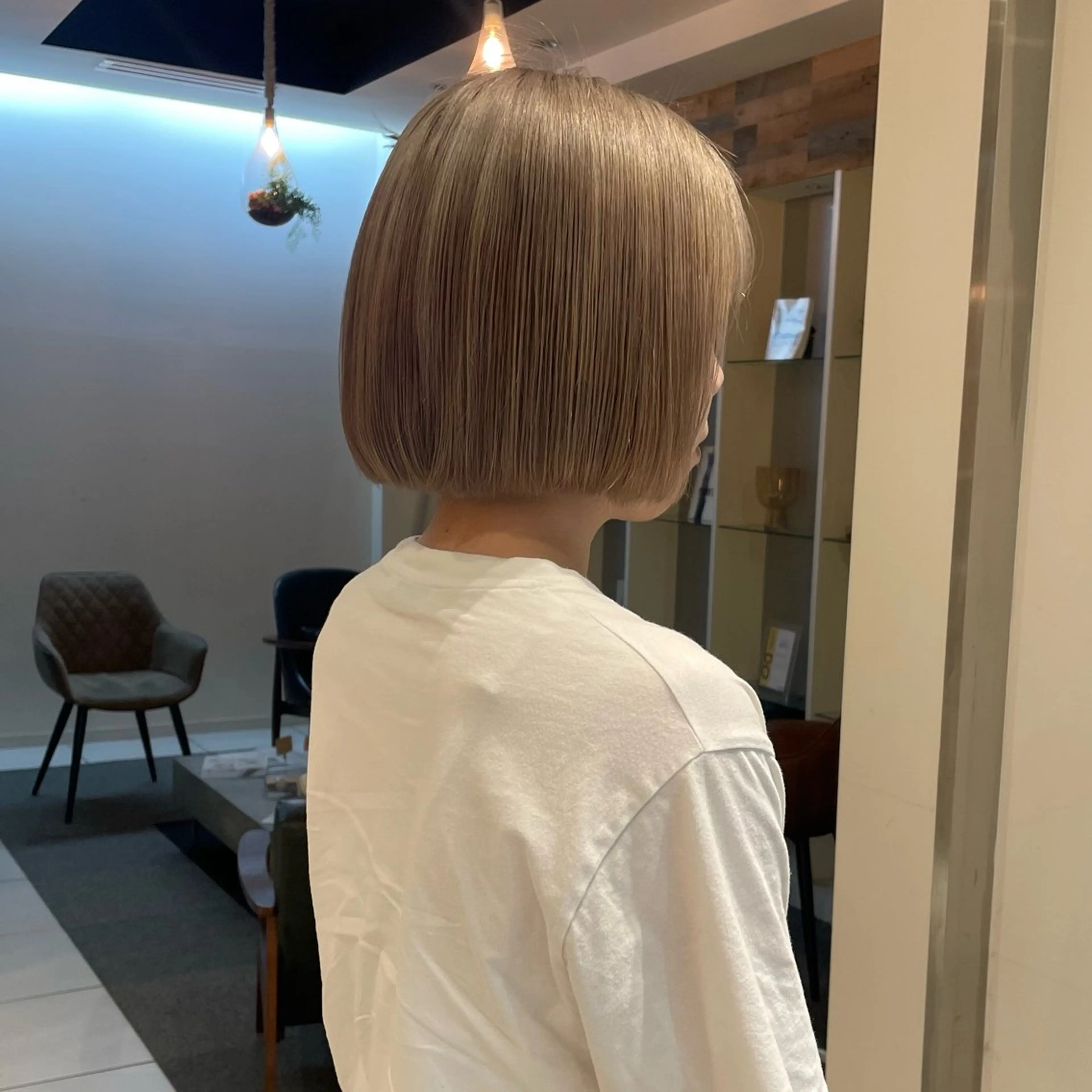 ショート カラー ヘアカラー ハイトーン/ 髪質改善/ヒロタリカのヘアスタイル