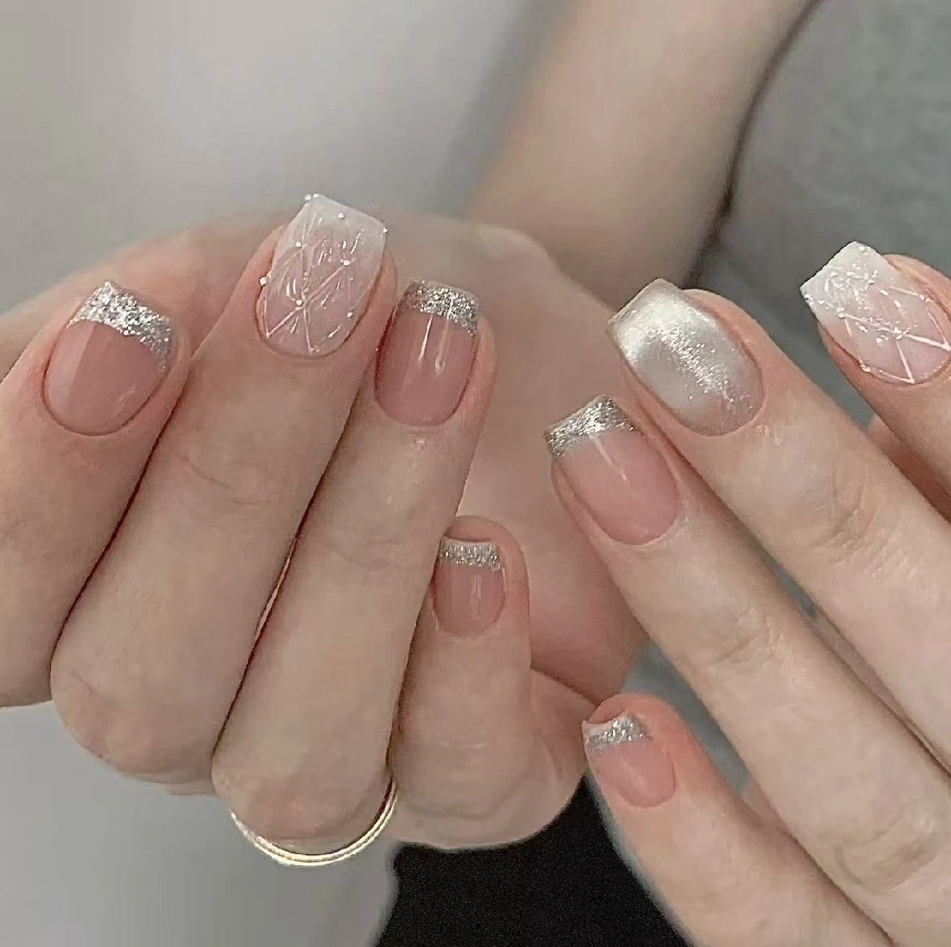 ネイル オーロラネイル フラワーネイル フットネイル フレンチネイル ジェルネイル ハンドネイル Oomiya 服部のネイルデザイン