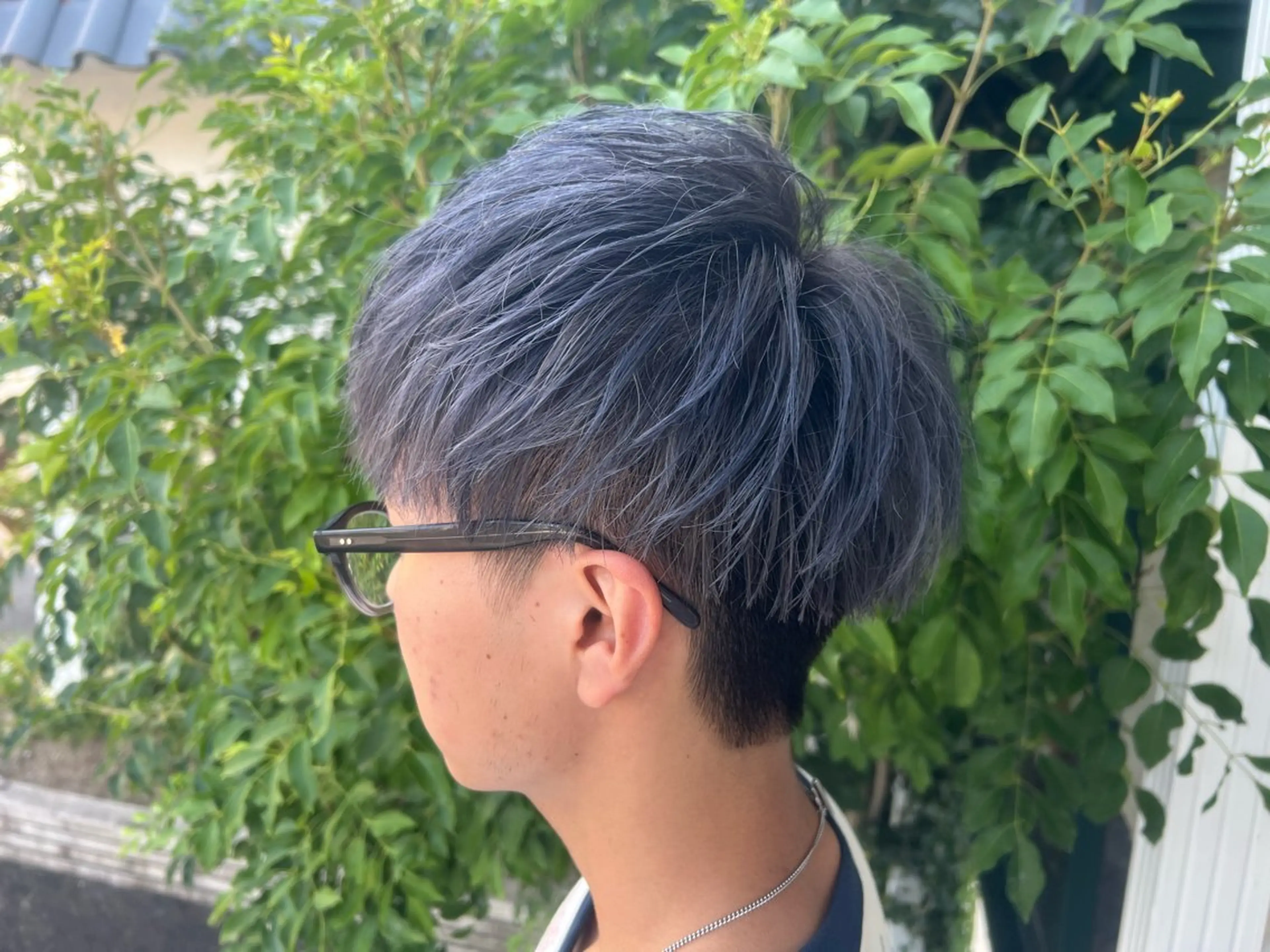 メンズカット×ダブルカラーの写真