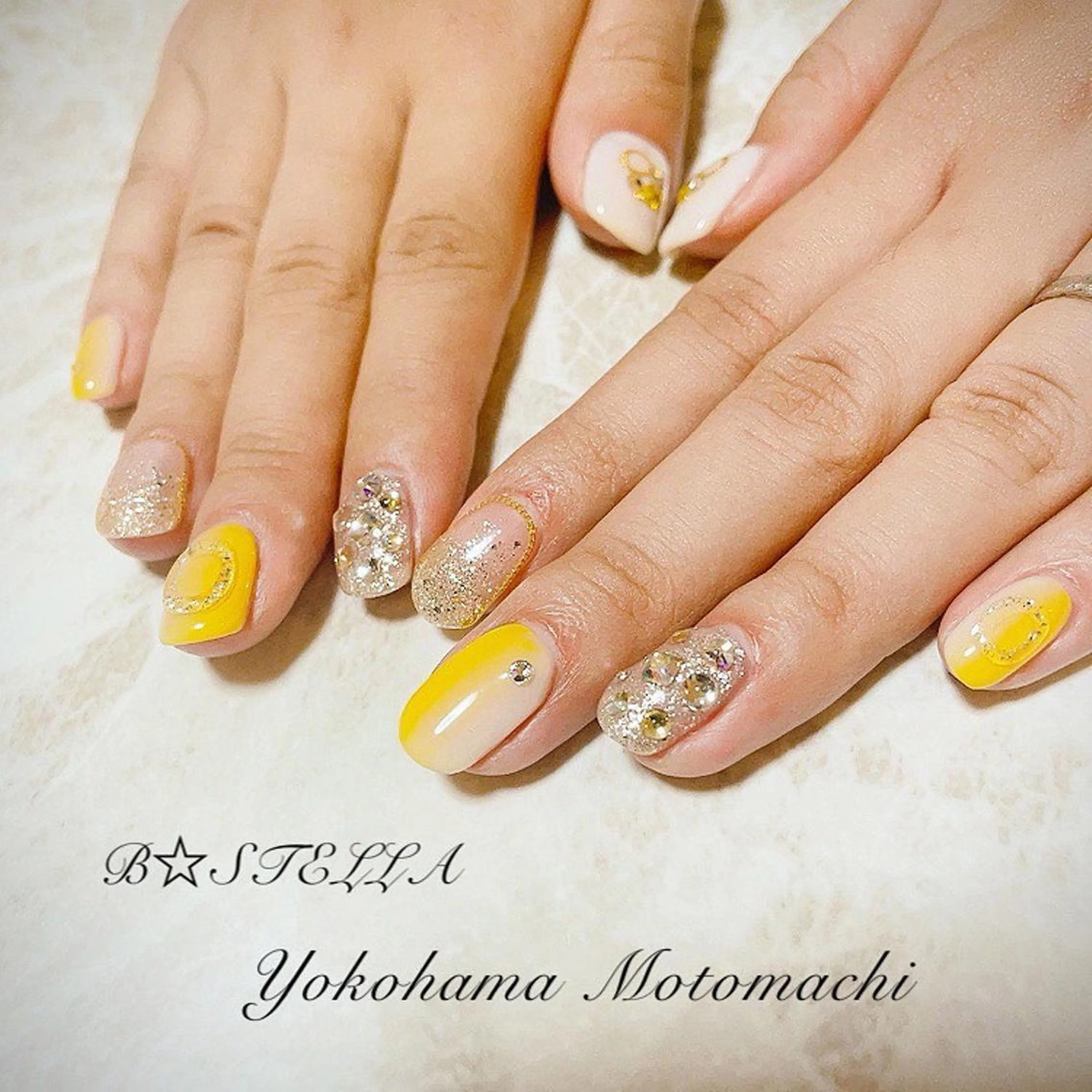 ネイル アートネイル 長さ出し フットネイル フレンチネイル ジェルネイル ハンドネイル B☆STELLA SATOのネイルデザイン