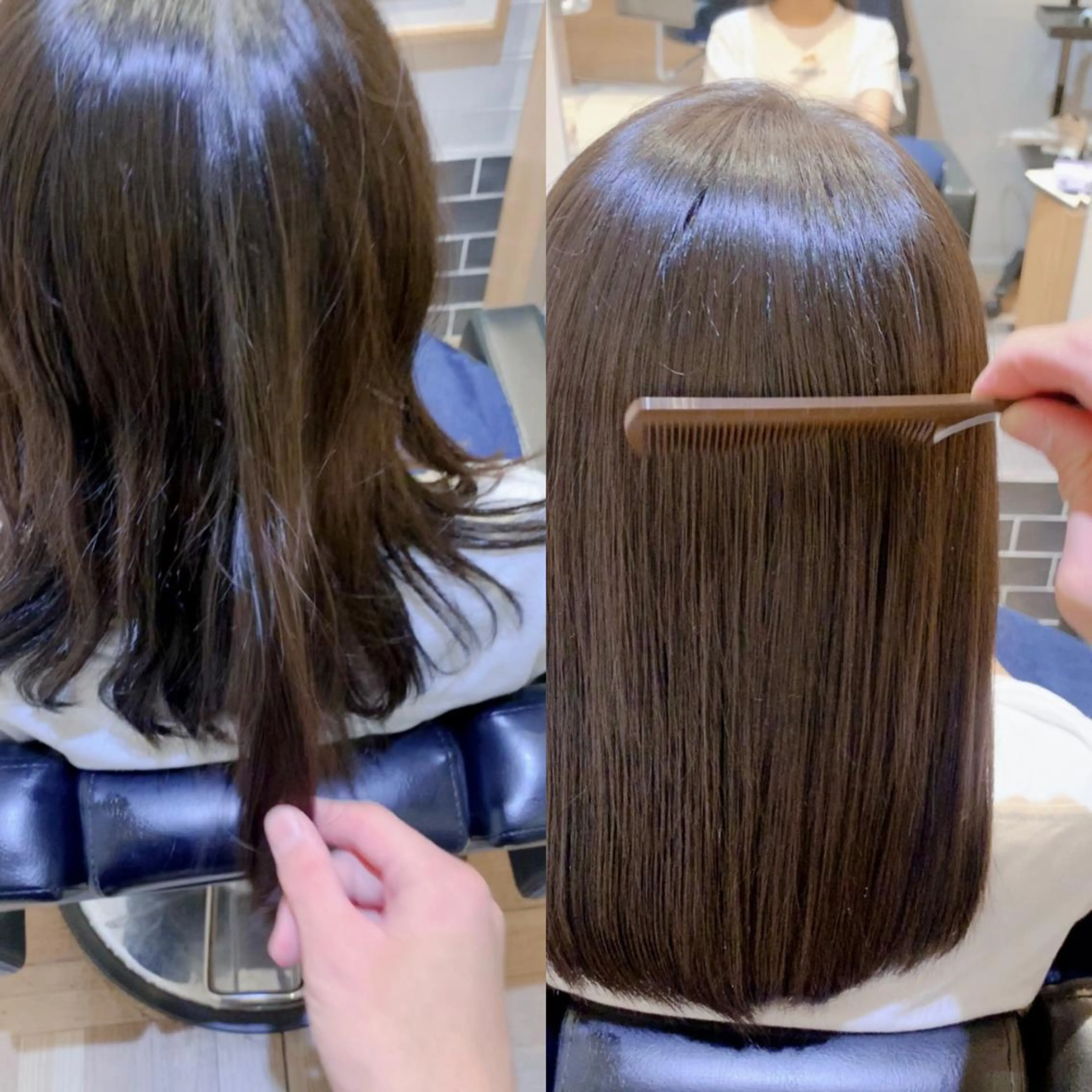 ミディアム ☘️髪質改善縮毛矯正 ☘️広田 諒のヘアスタイル