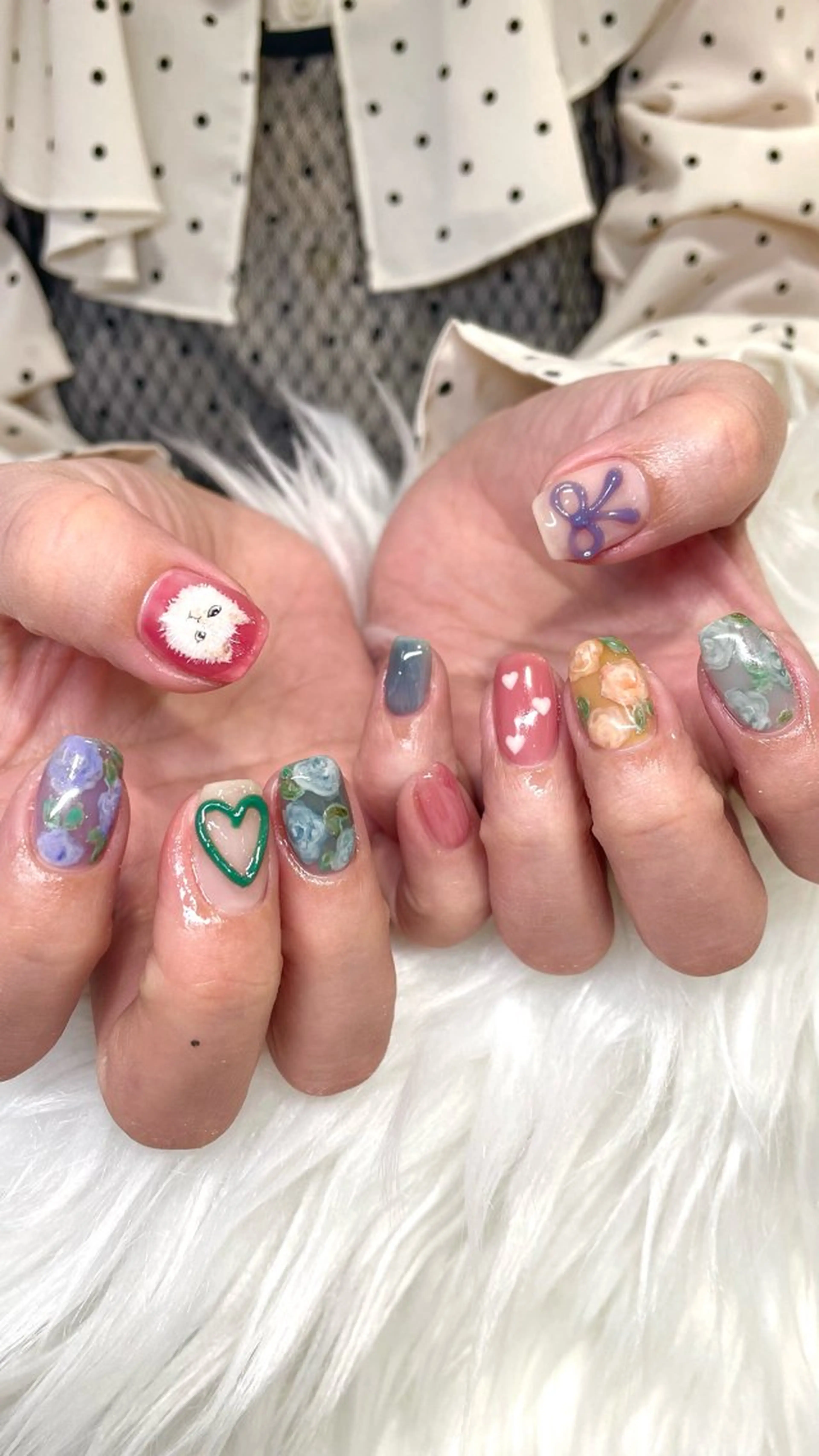 ネイル ハンドネイル 新井 ひなののネイルデザイン