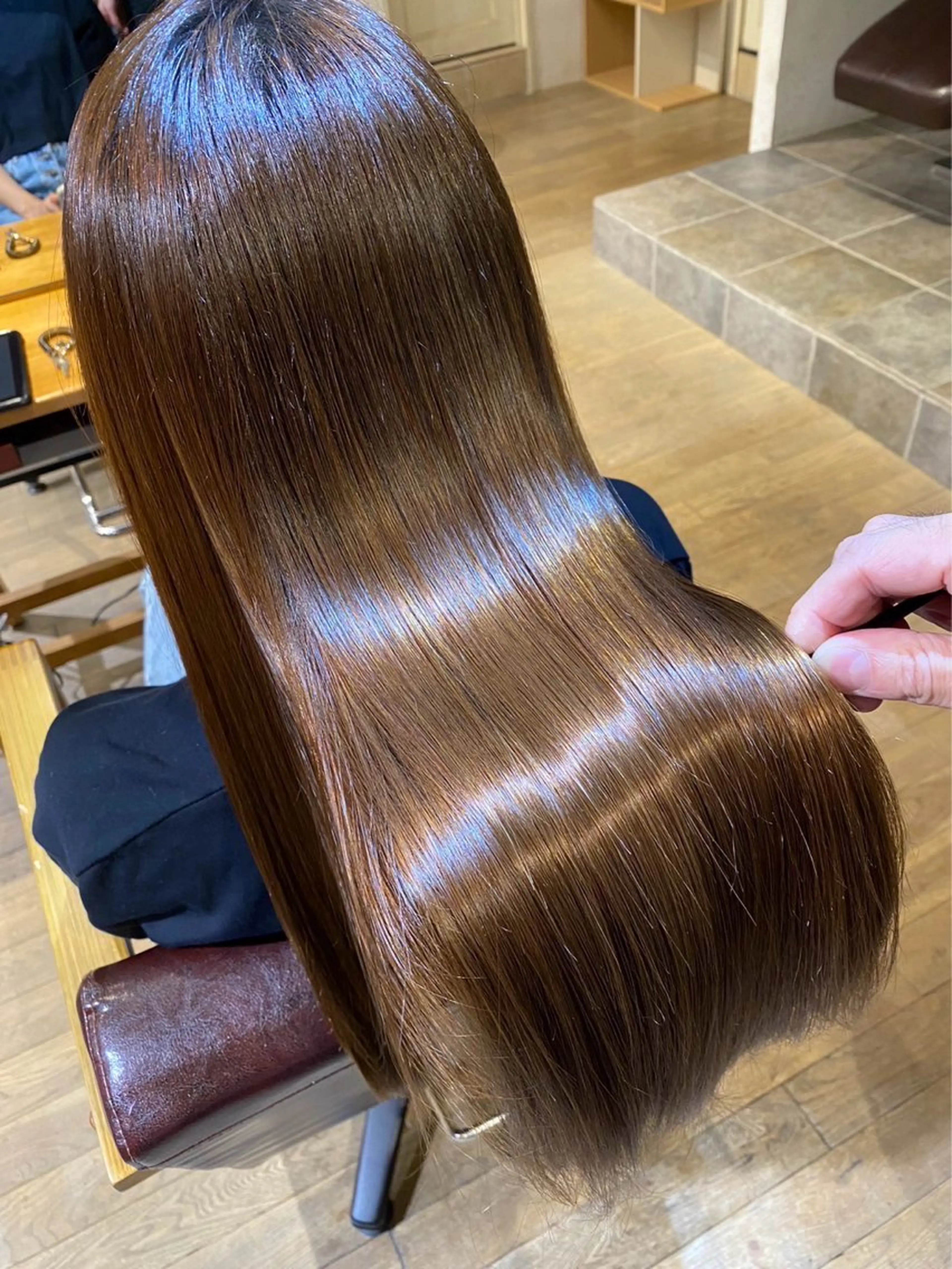 ワンカラー➕3stepトリートメント（ロング料金別途）の写真