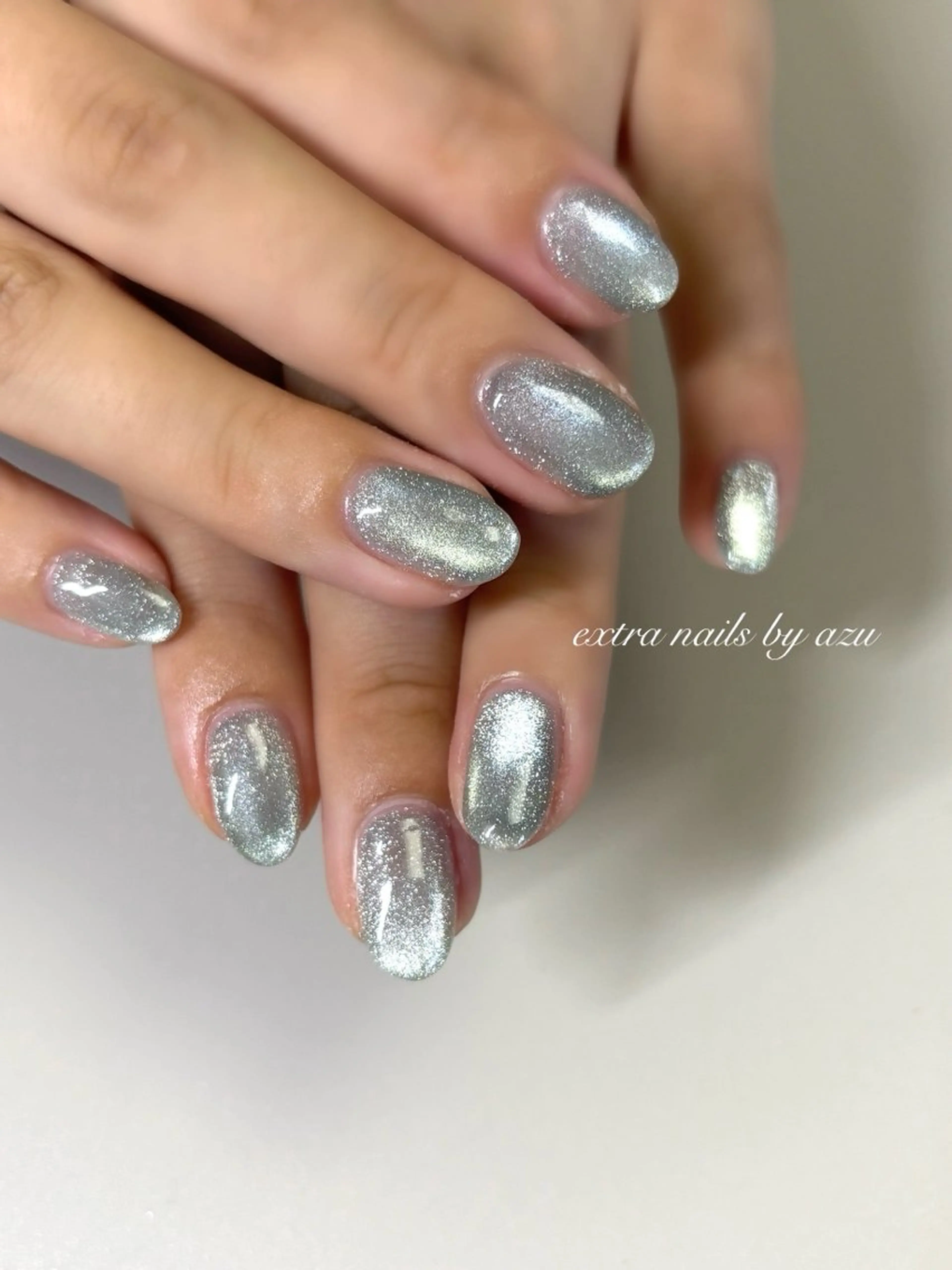 ネイル マグネットネイル ショートネイル ハンドネイル extranails ／lemellaのネイルデザイン