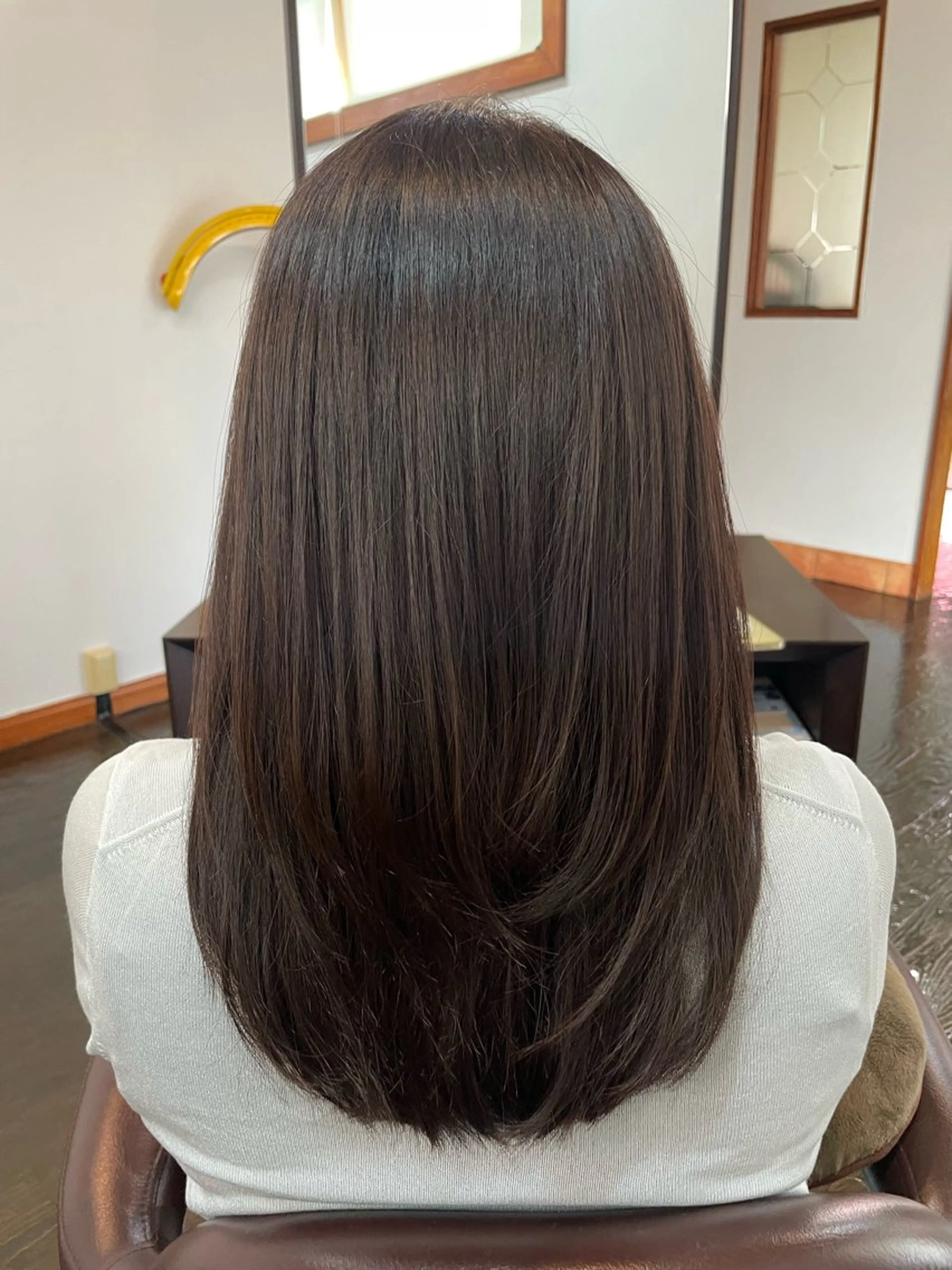 セミロング レイヤーカット La Ruelle 髪質改善Yanoのヘアスタイル