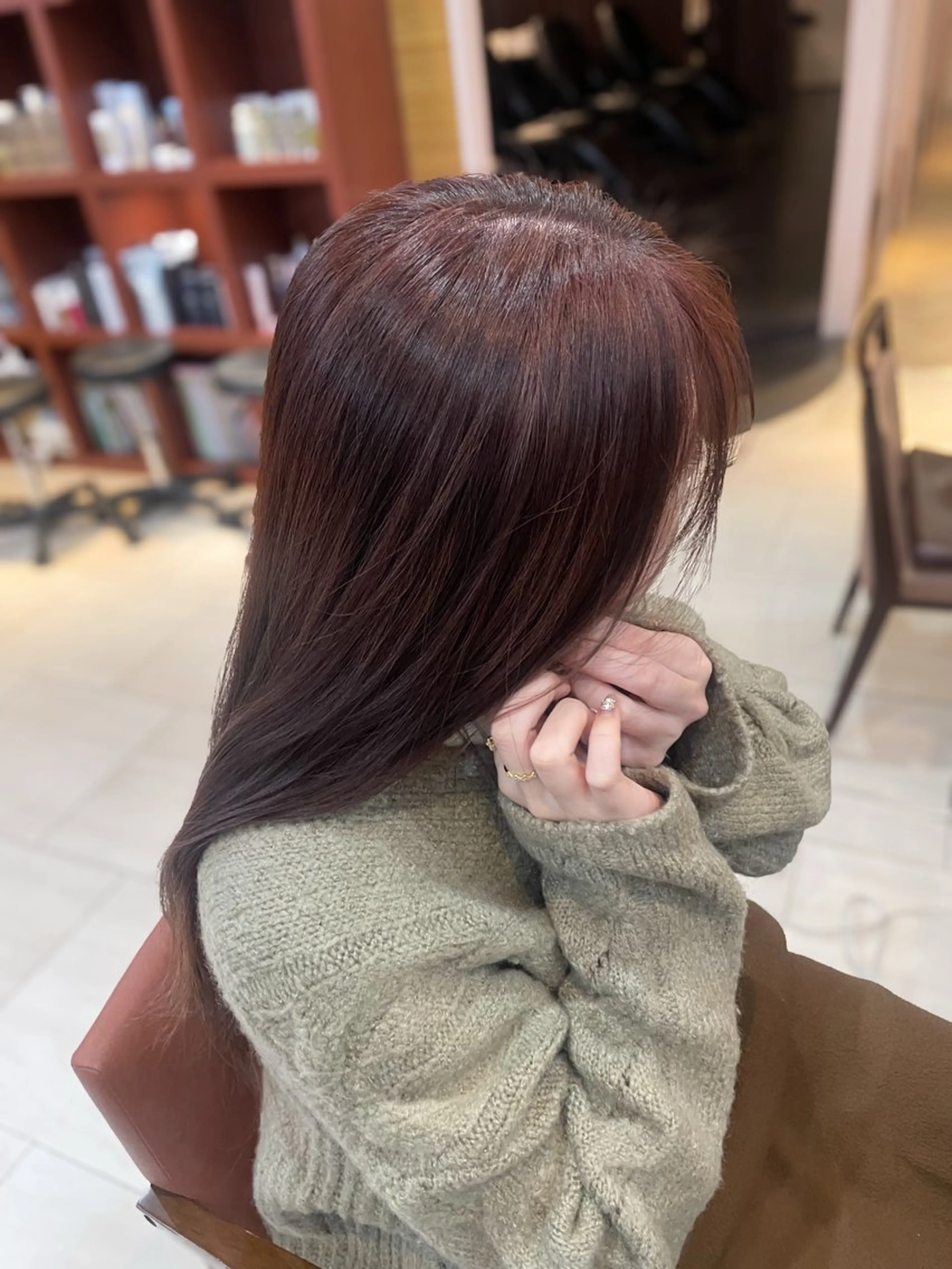 【💙韓国風ストレートヘア💙】サラサラ美髪縮毛矯正✨️＋髪質改善トリートメント🫧＋marbb付き️🫧の写真