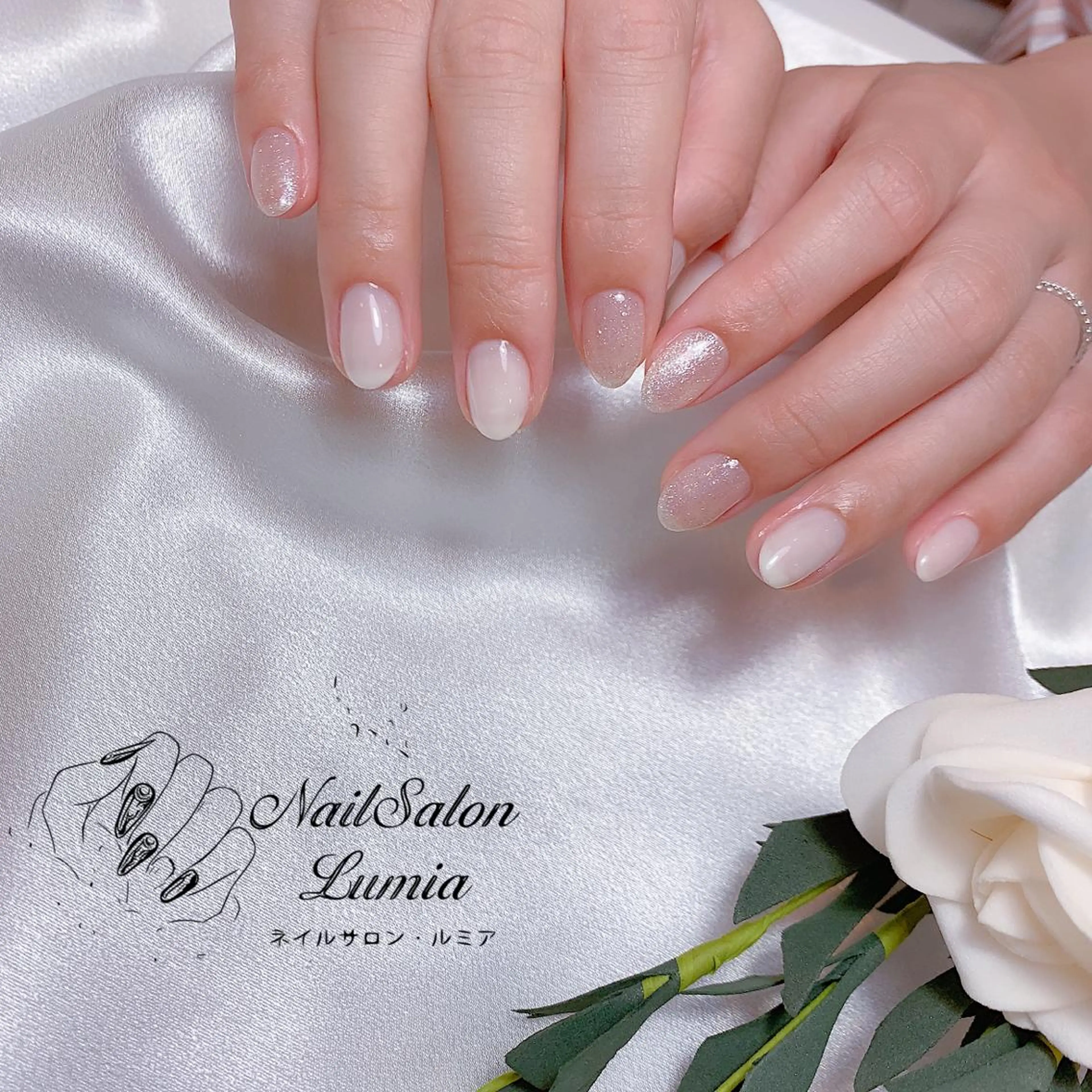 ネイル ワンカラーネイル ハンドネイル ネイルサロン ルミア Lumia 店長のネイルデザイン