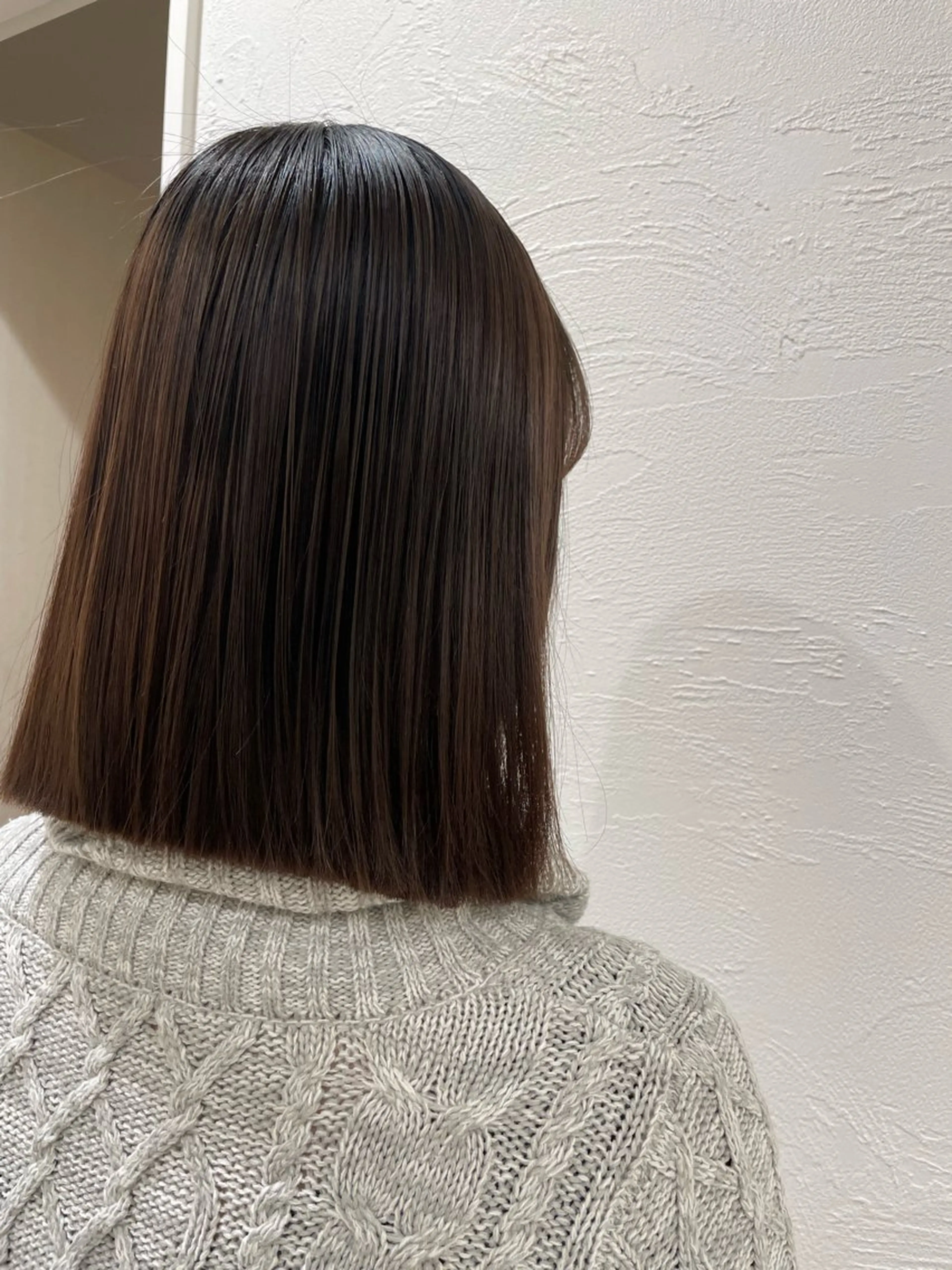 ミディアム 渡邊花奈 韓国ヘアのヘアスタイル