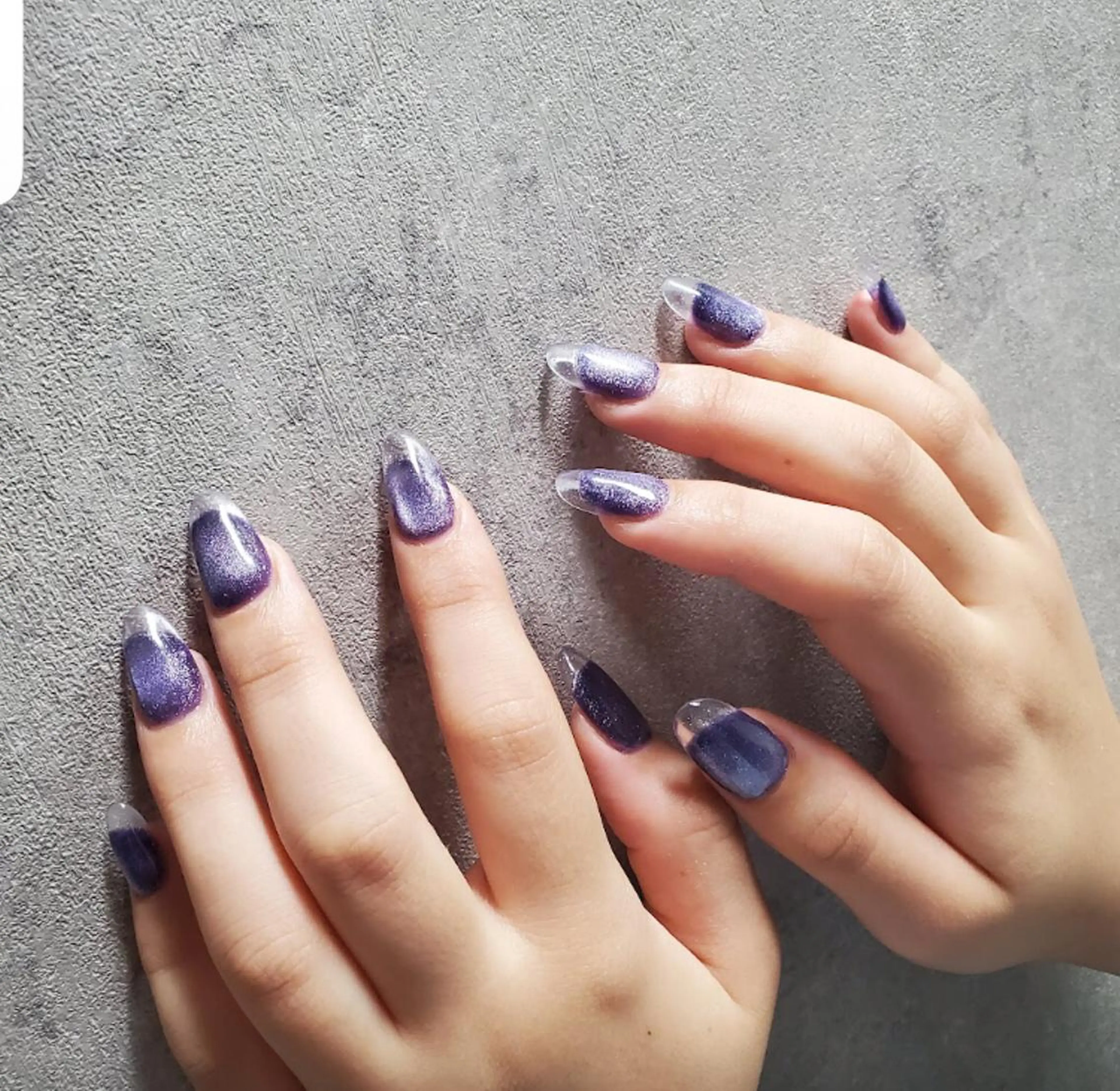 ネイル アートネイル クリアネイル フレンチネイル ジェルネイル マグネットネイル nailstudio eviz新宿店のネイルデザイン