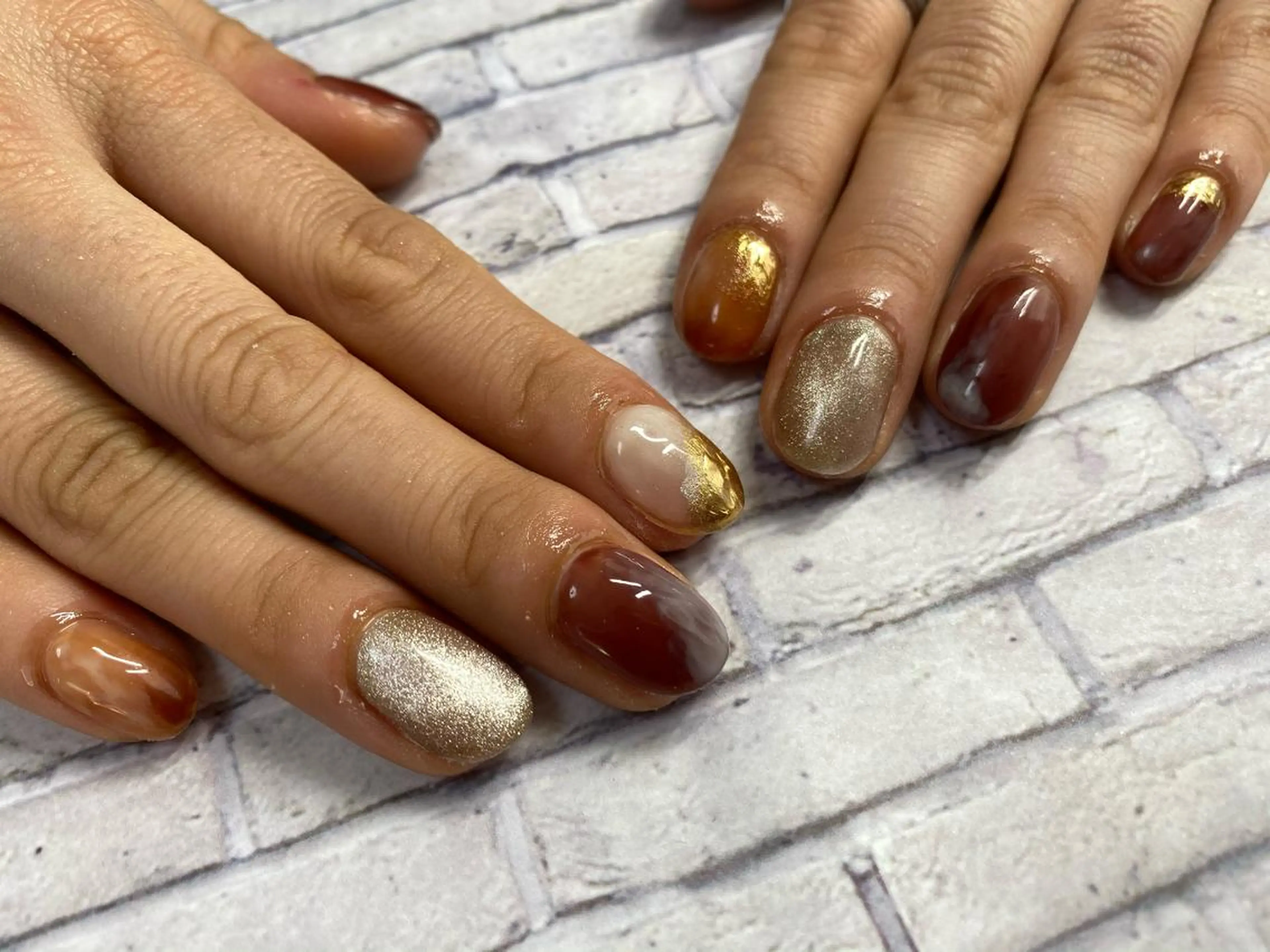 ネイル ハンドネイル Mana‪ ‪·͜· ❤︎‬のネイルデザイン