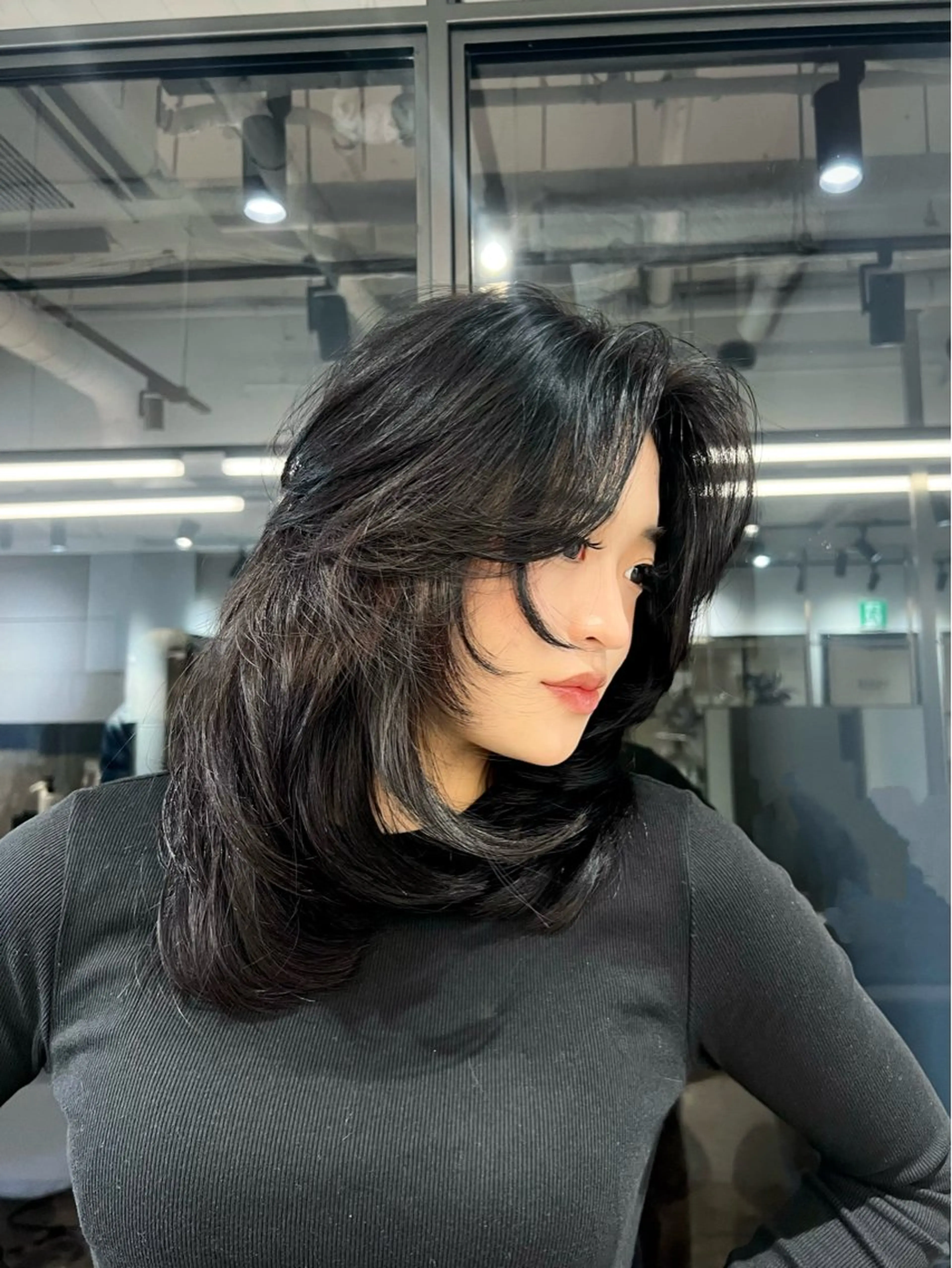 ミディアム カット 💖梅田レイヤー💖 副店長Tsubasaのヘアスタイル