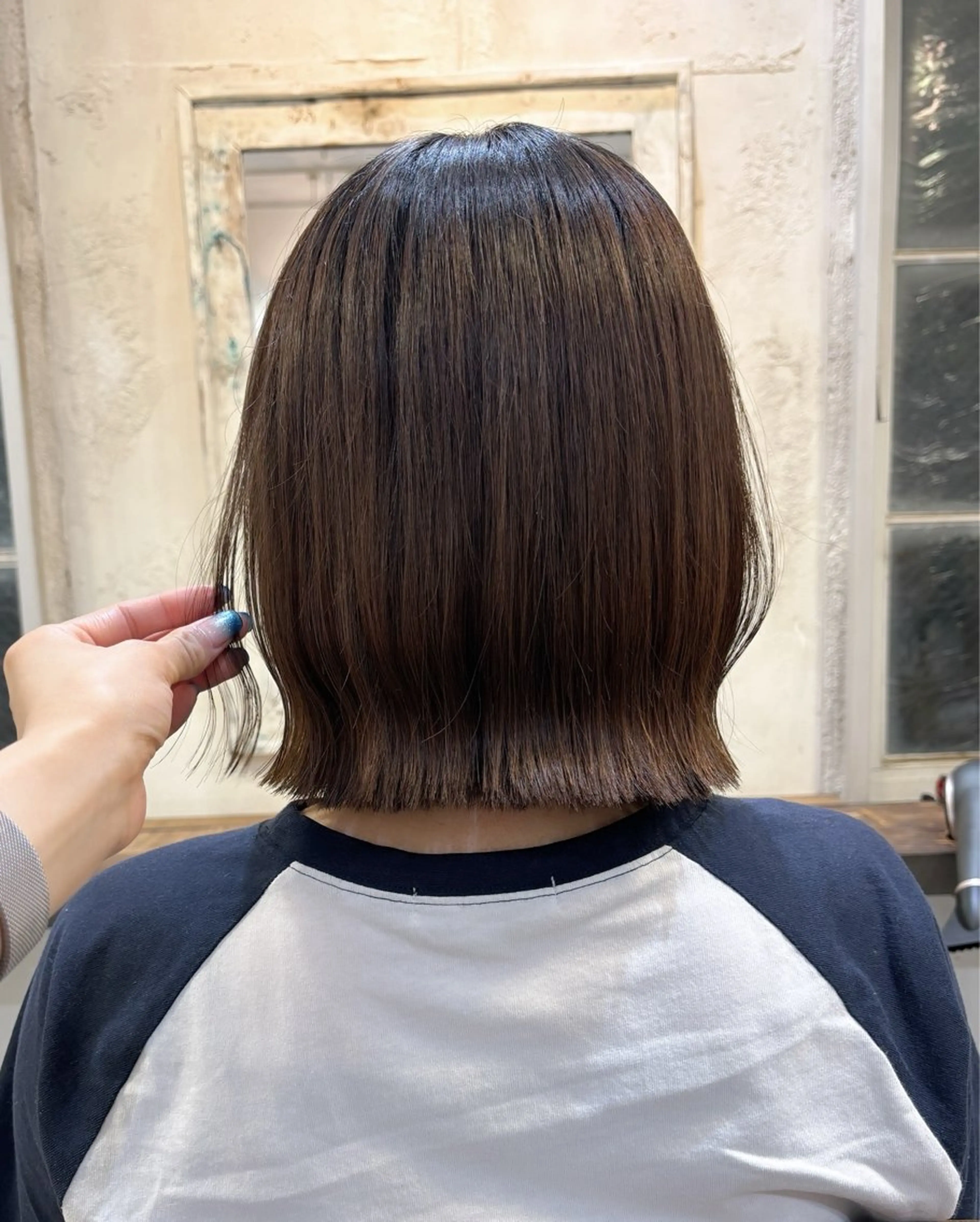 ショート くびれヘア MINX青山店所属・結莉/ボブ/ 縮毛矯正のヘアスタイル