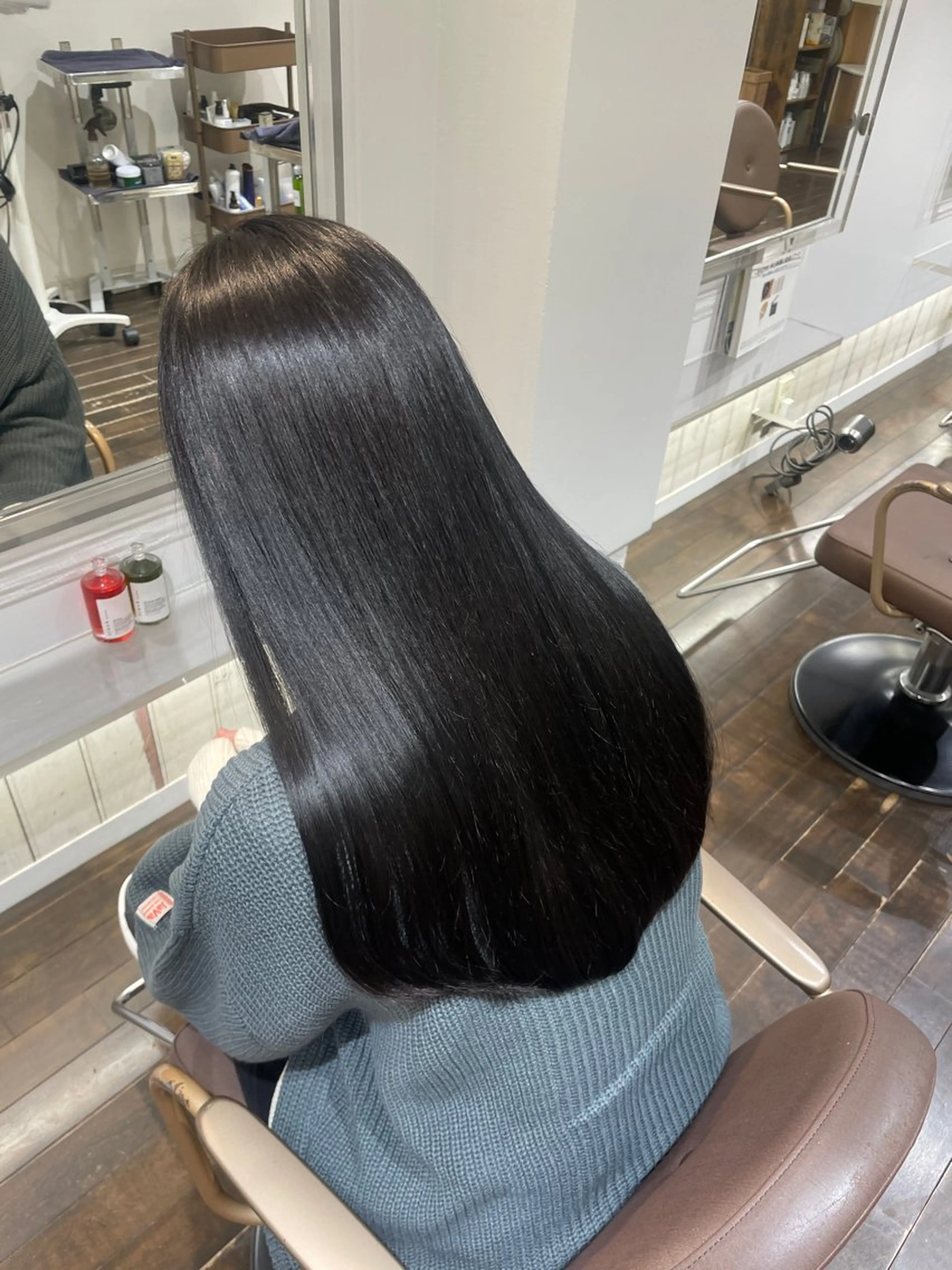 ロング 縮毛矯正/レイヤー /ひかるのヘアスタイル