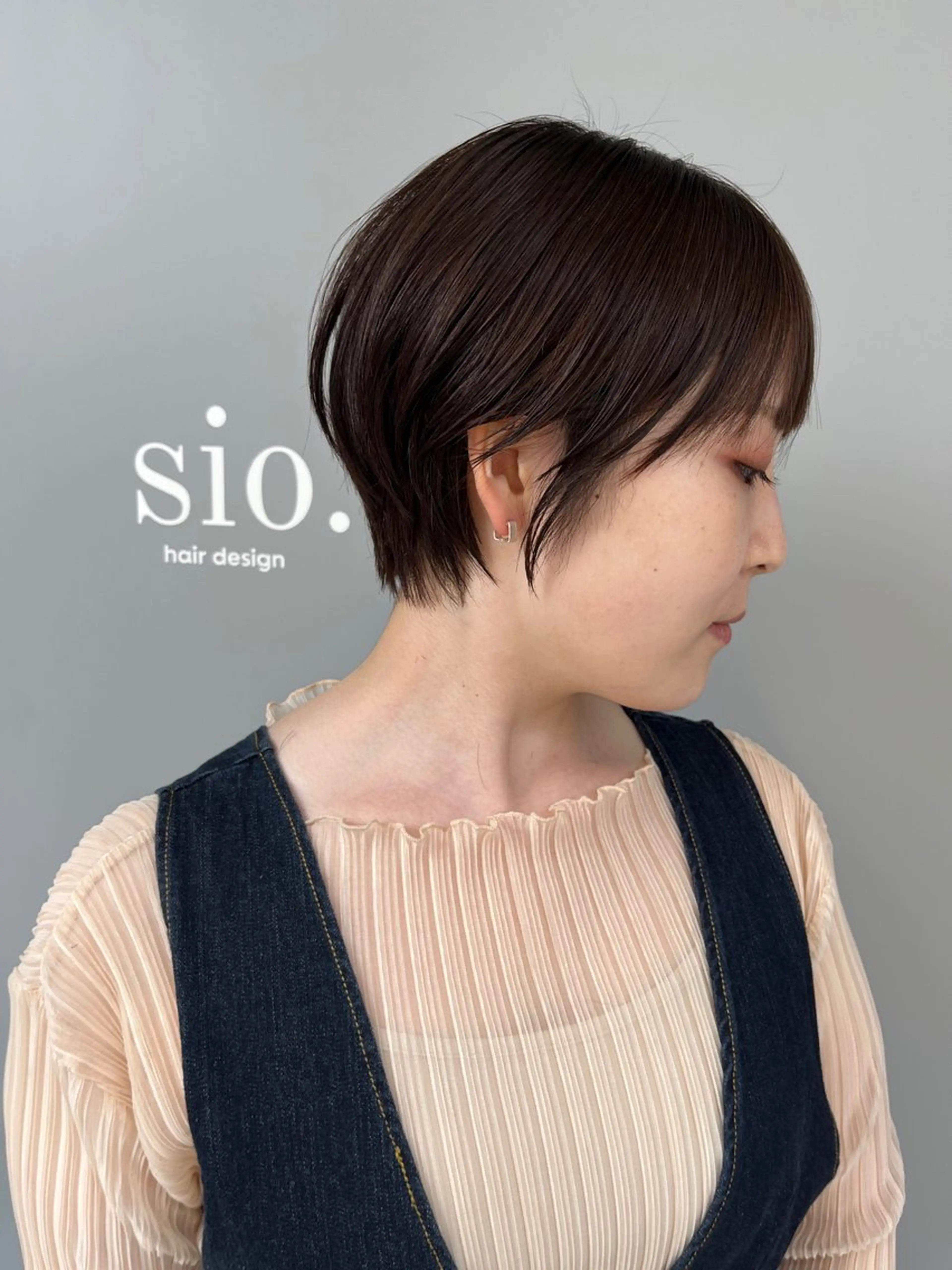 ショート 西新/siohair 似合わせ/石尾刻矢のヘアスタイル
