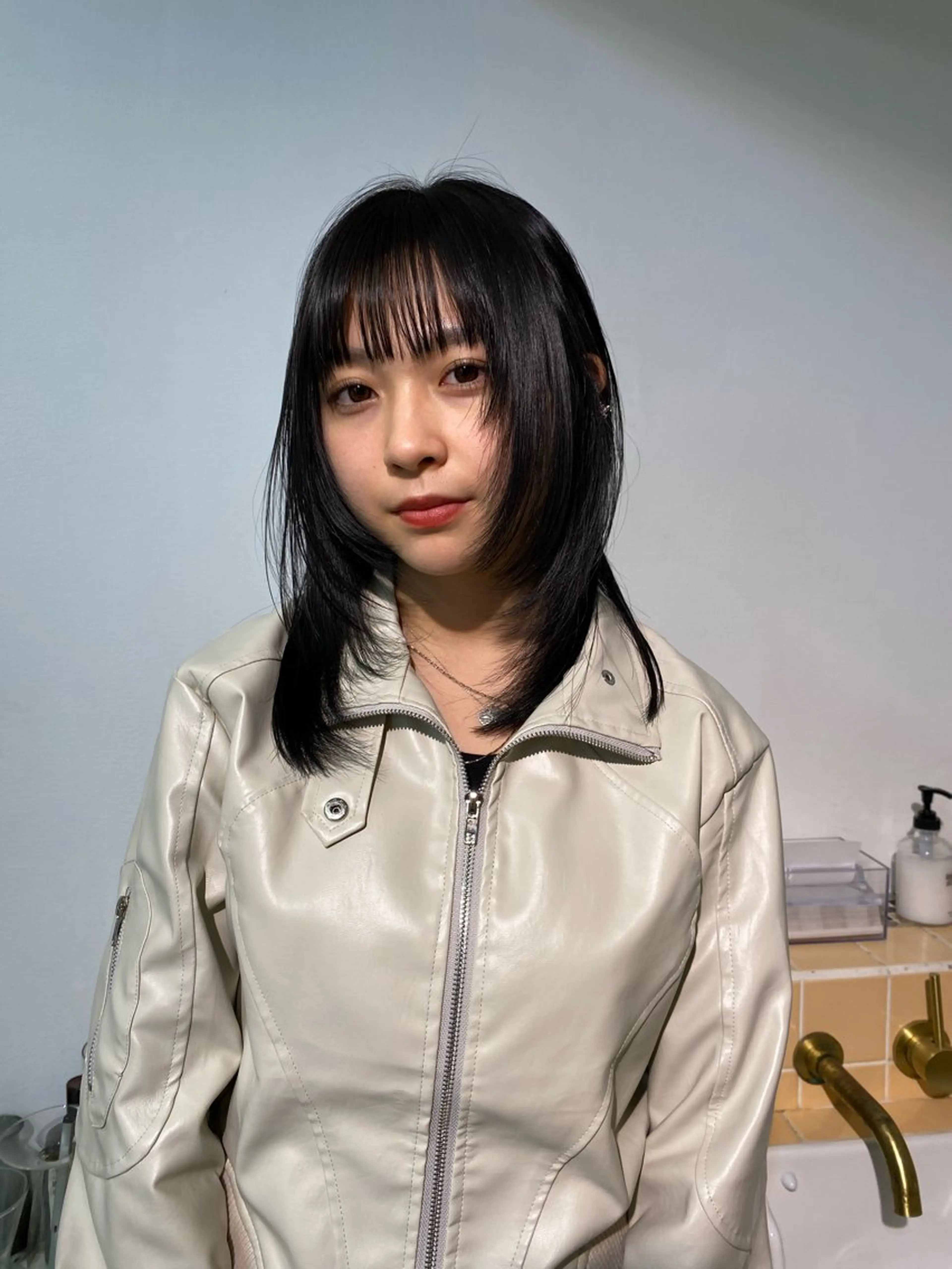 ミディアム カラー iroha/ n.w.h🎀のヘアスタイル