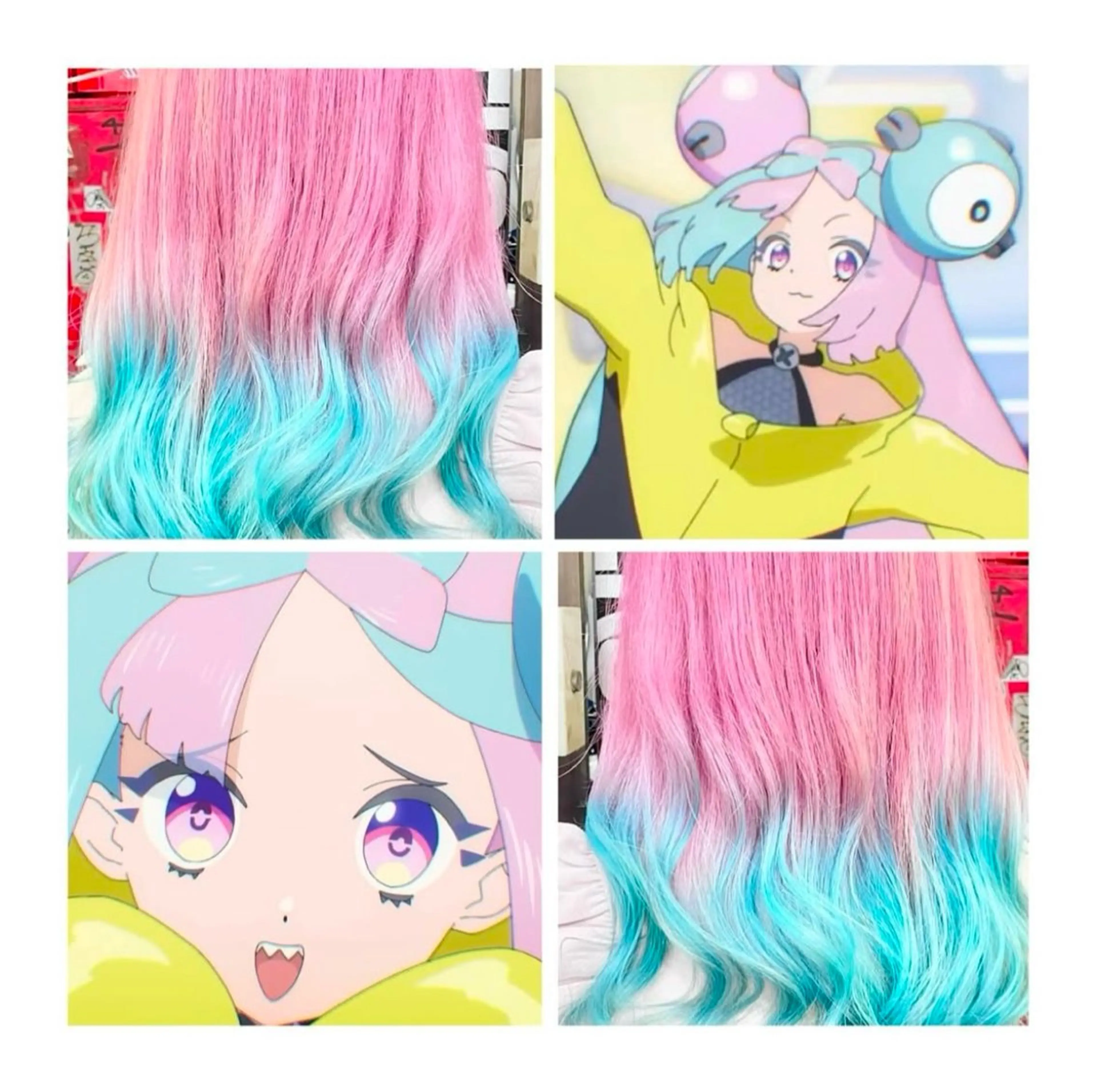 ミディアム カラー ブリーチ ヘアカラー GARU-ガル-所属・TSUNO🦖 派手髪/オタク美容師のヘアスタイル