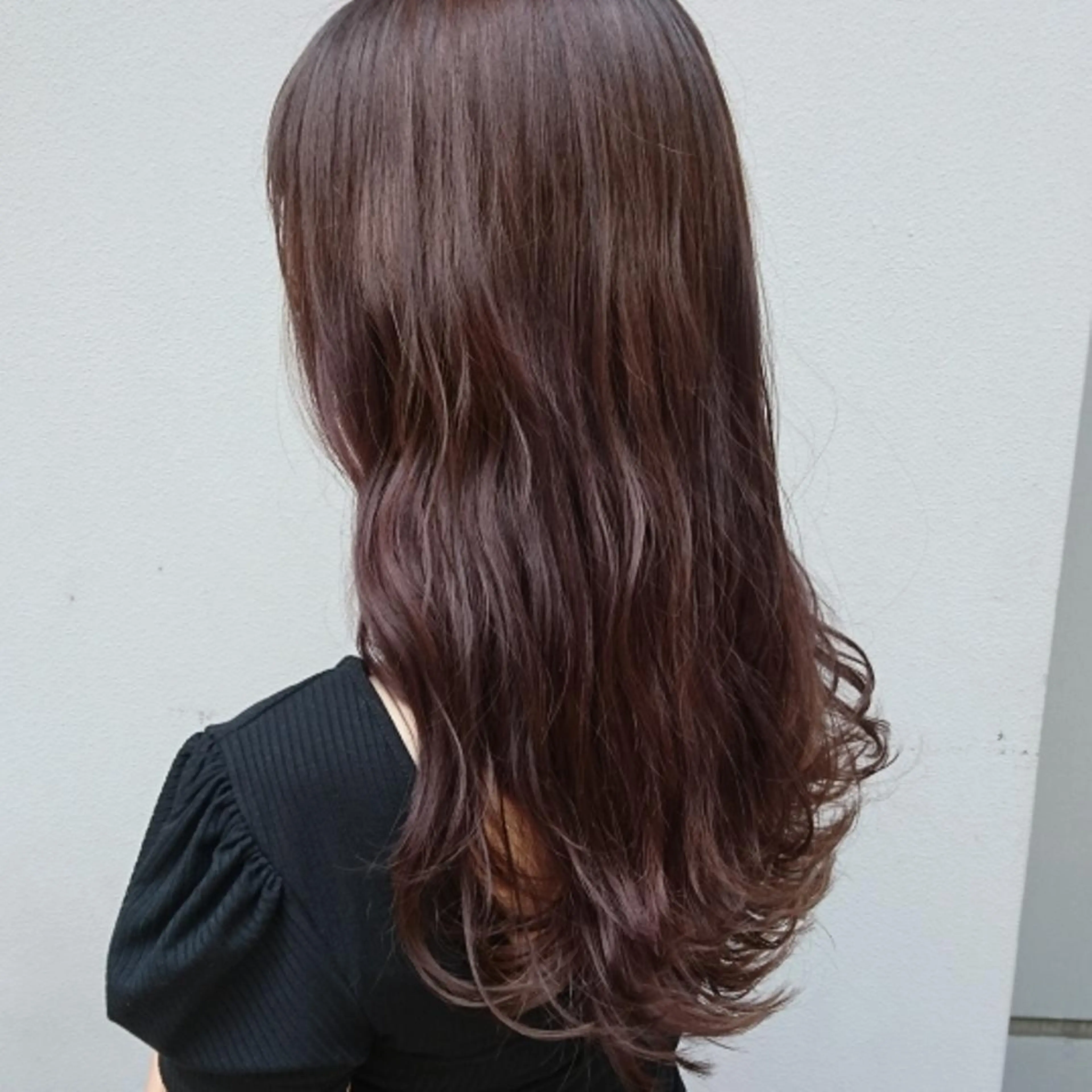 カラー ロング ラベンダーカラー ヘアカラー トリートメント 原田 祥彰のヘアスタイル