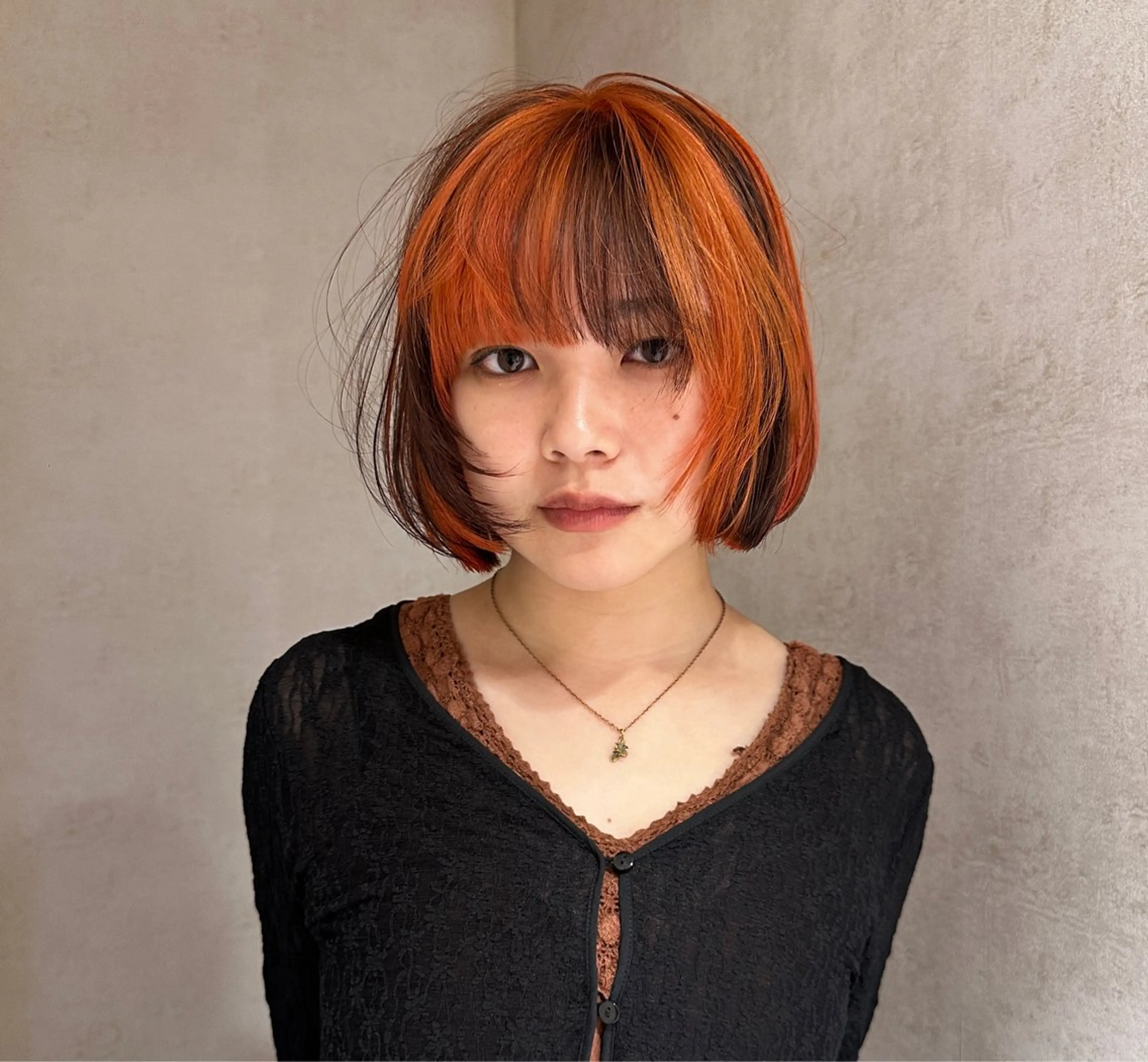 ミディアム ヘアカラー ハイトーン🫀 デザイン🪐yumeのヘアスタイル