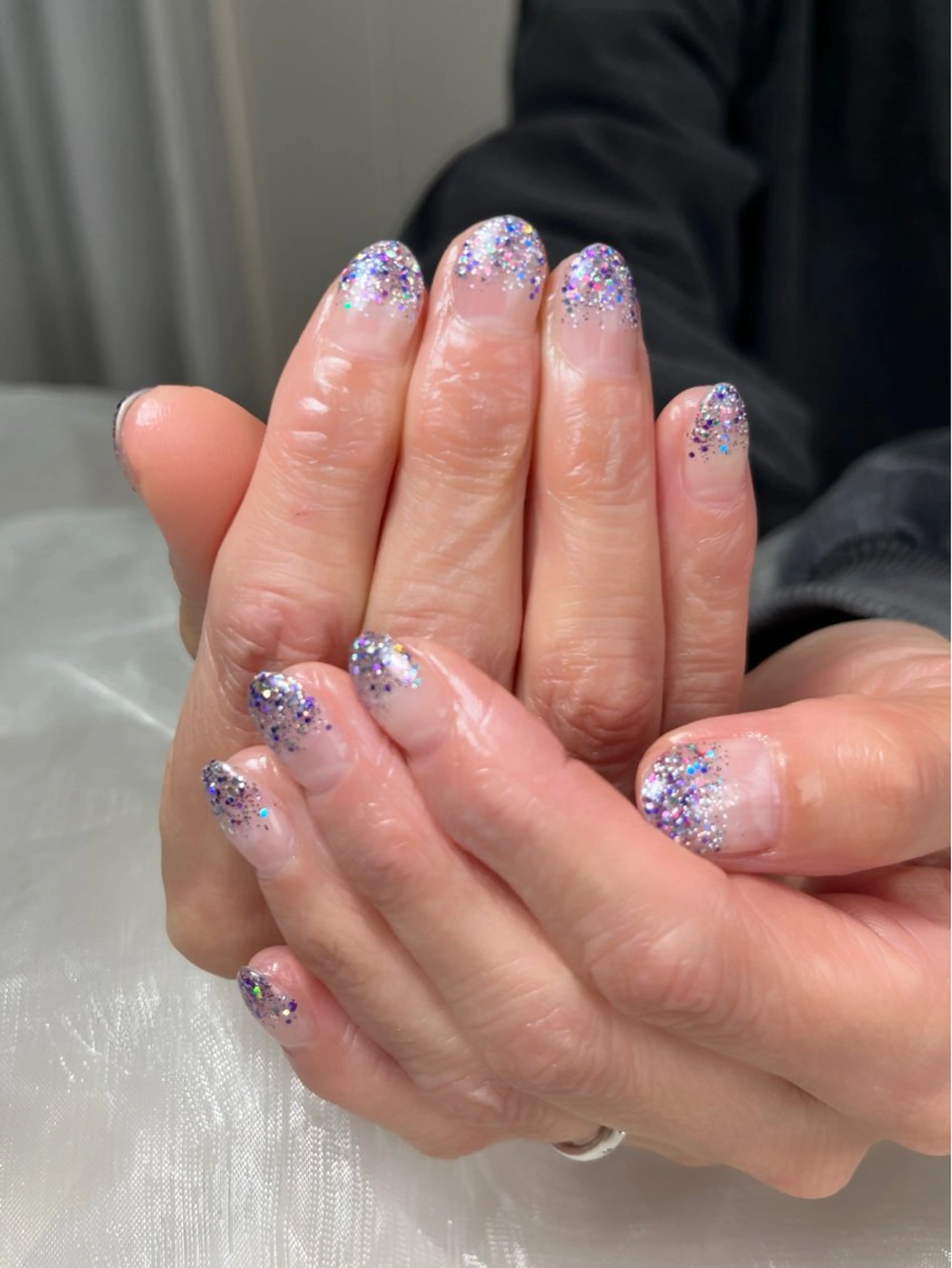 ネイル キラキラネイル ラメ(グリッター) chez-moi所属・🔹Chez-moi 🔹mayuのネイルデザイン