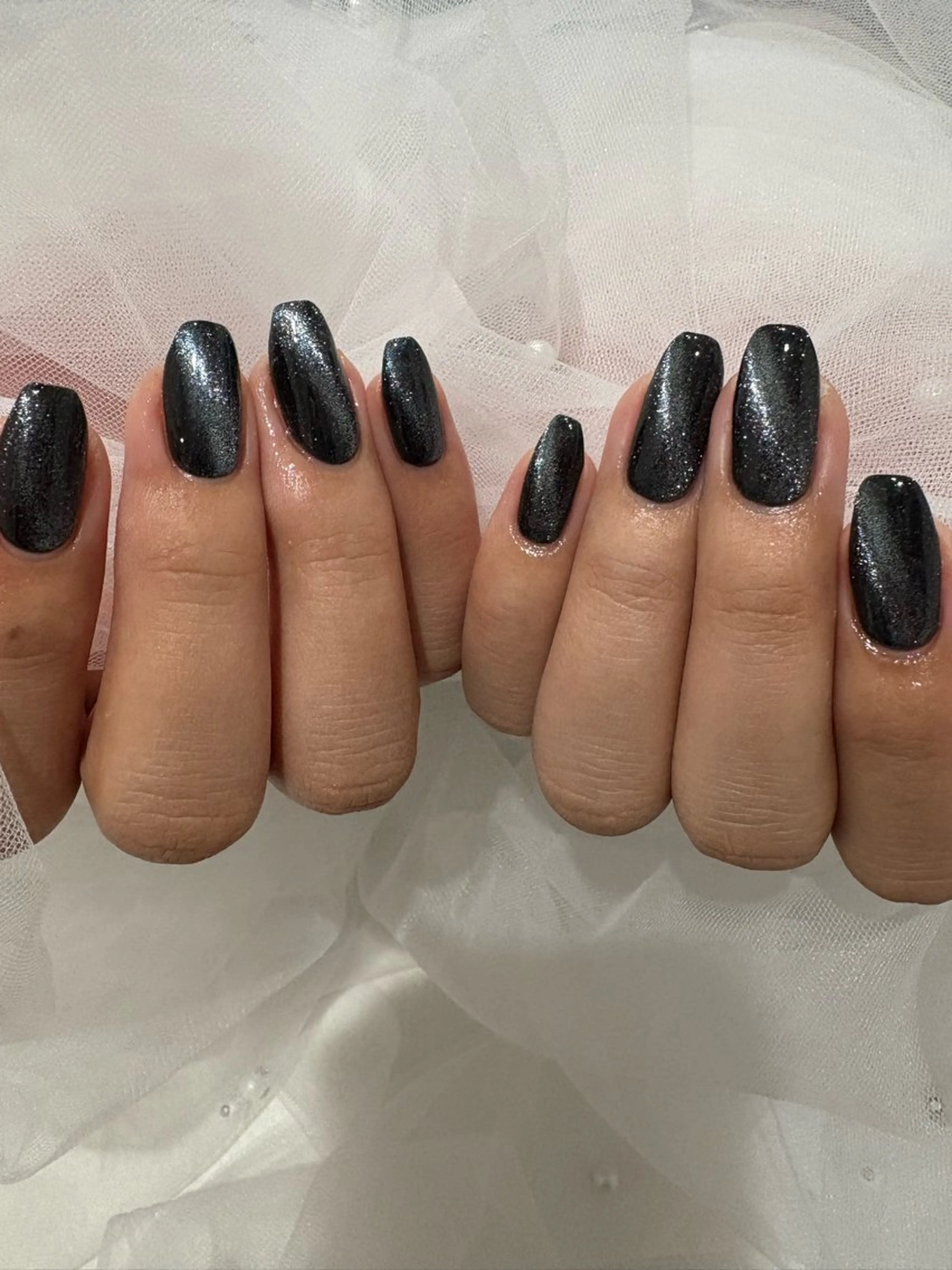 ネイル マグネットネイル マグネットワンカラー ワンカラーネイル elephant nailのネイルデザイン