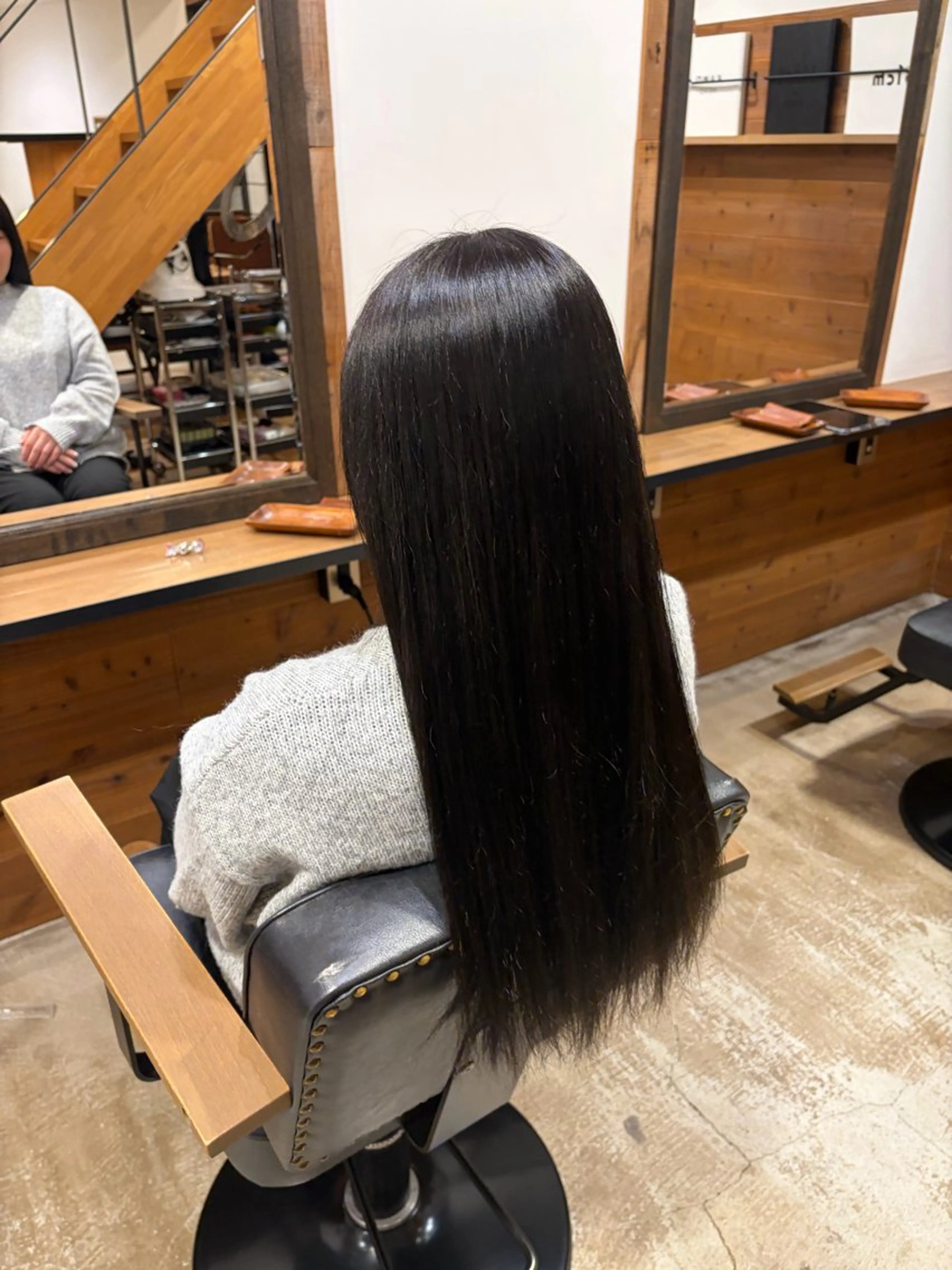 ブリーチ無しワンカラー＋ケアトリートメントの写真