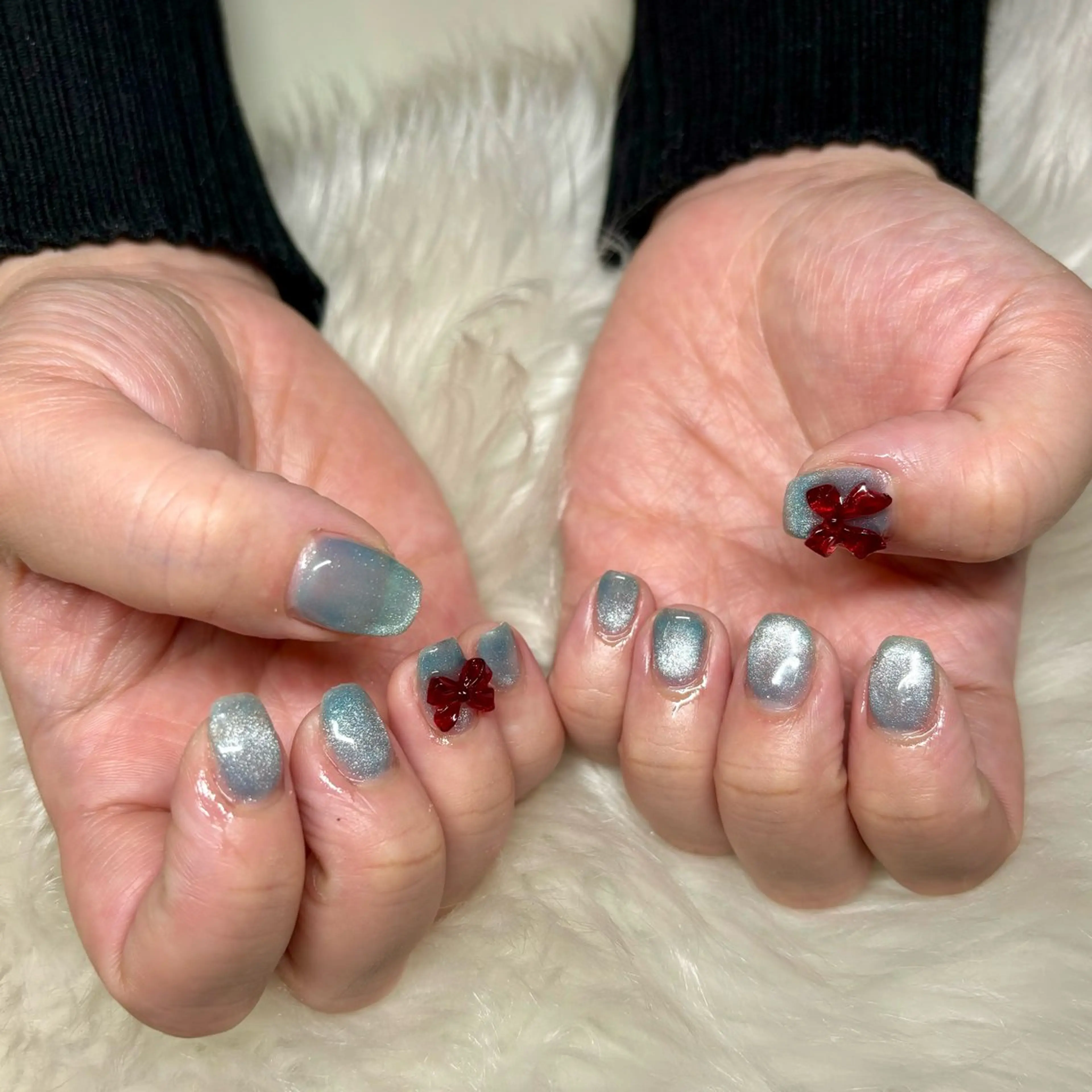 ネイル マグネットネイル cut&style CLOWN所属・Tobayama 🐈‍⬛໒꒱· ﾟのネイルデザイン