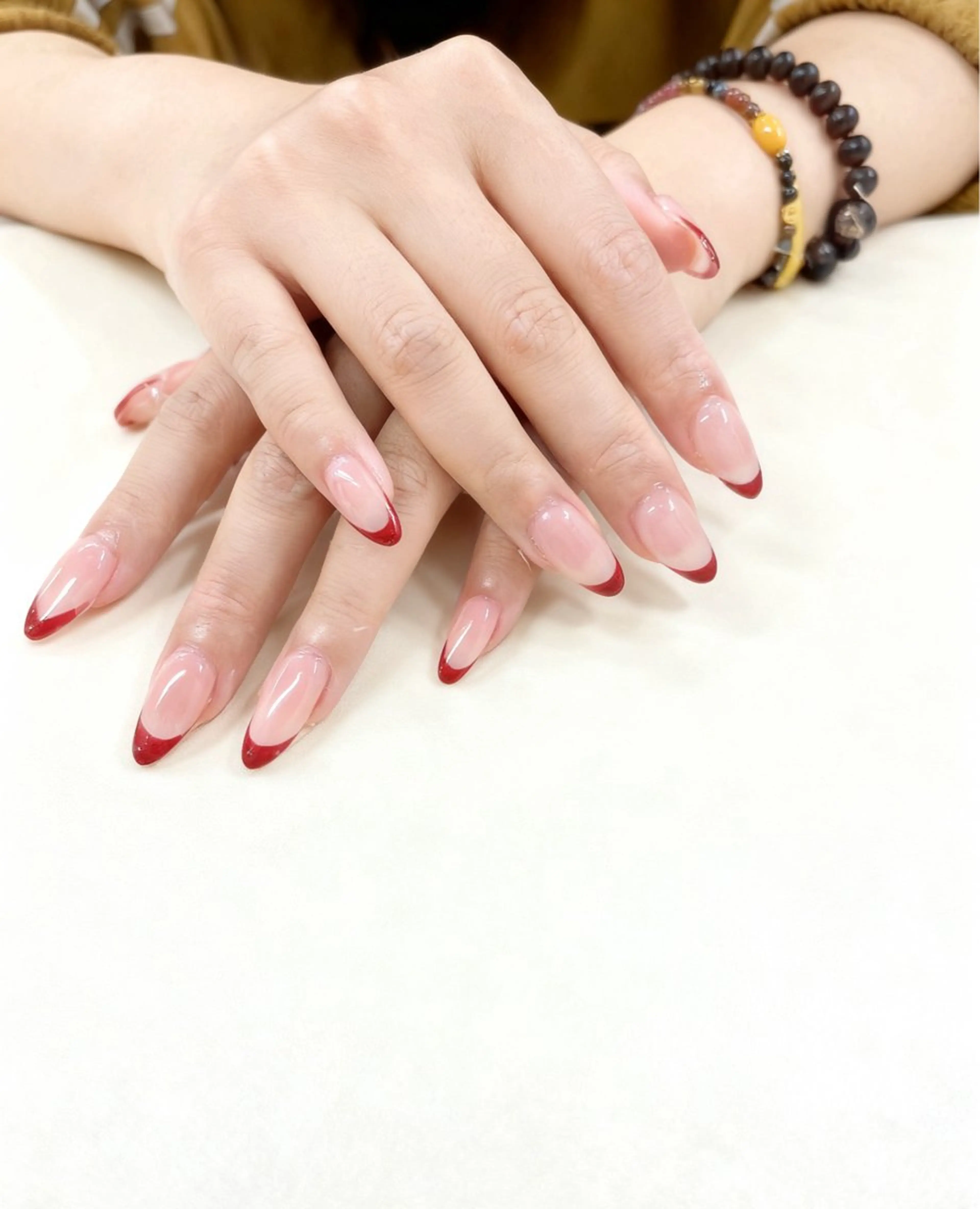 【自爪】ガラスフレンチorミラーフレンチ☆3980の写真