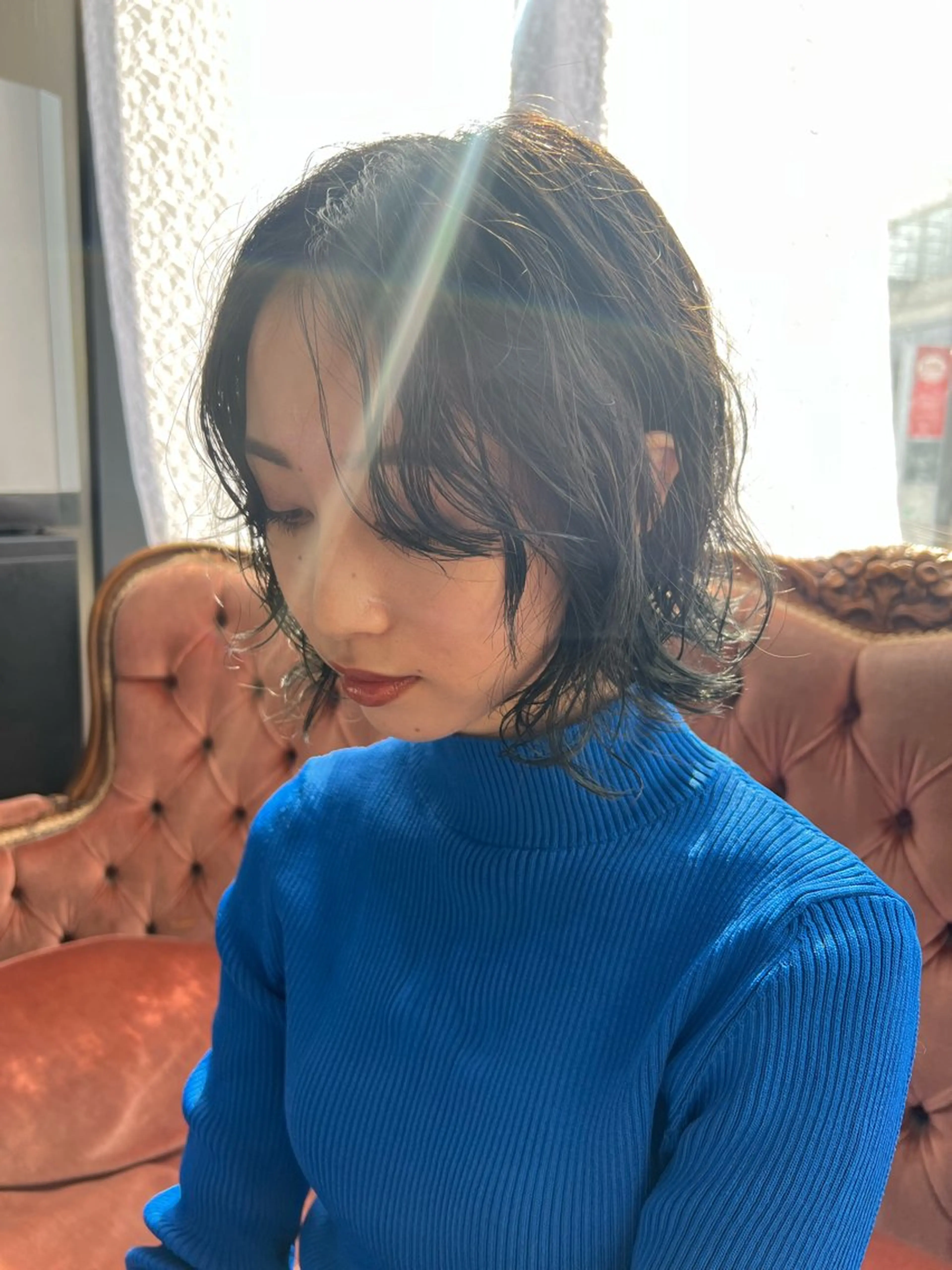 ショート カット パーマ 紙屋町ショート /ボブ　パーマ河内蓮のヘアスタイル